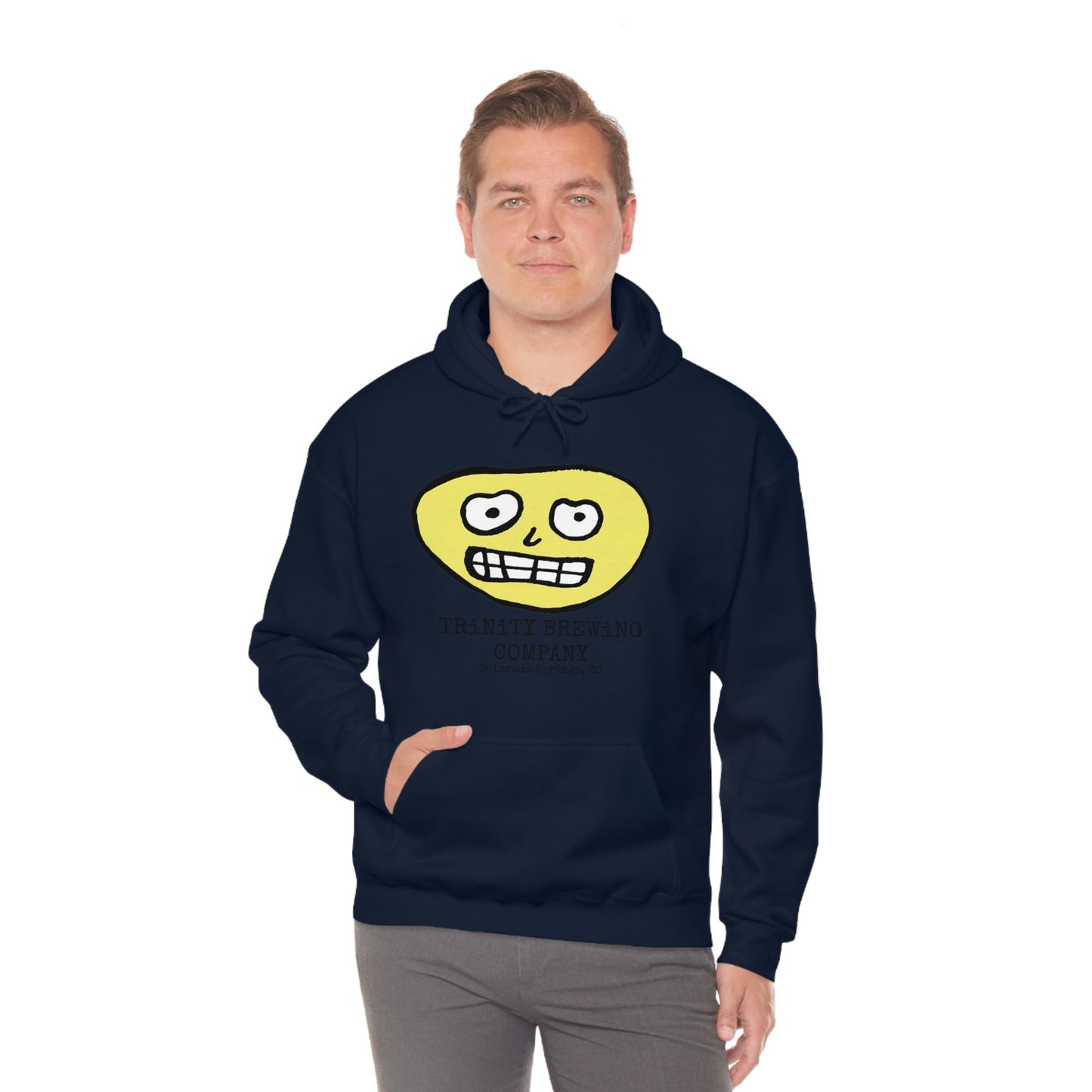 TRiNiTY Brewing Beerface Logo - Unisex Heavy Blend™ Hooded Sweatshirt