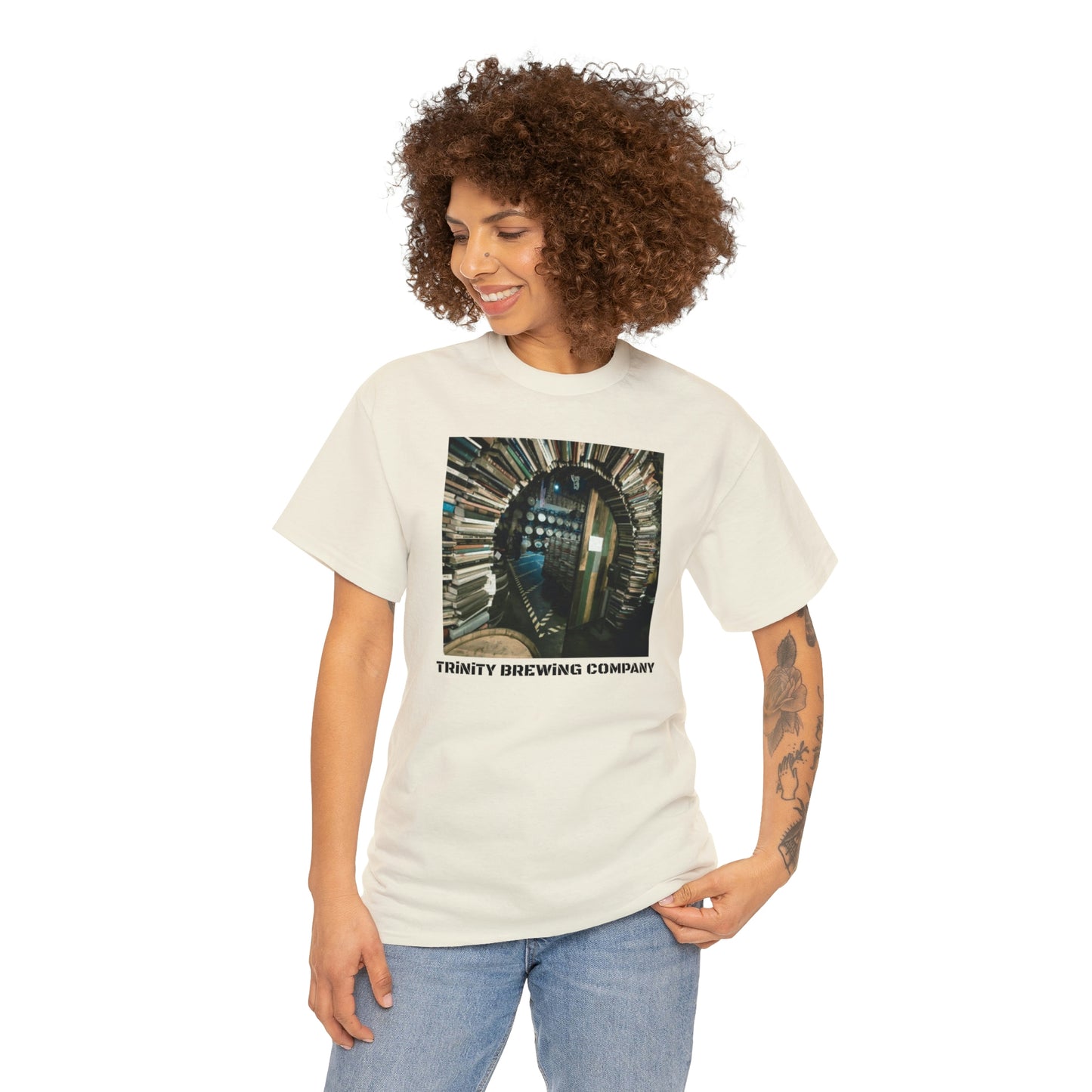 TRiNiTY Book Arch - Unisex Heavy Cotton Tee