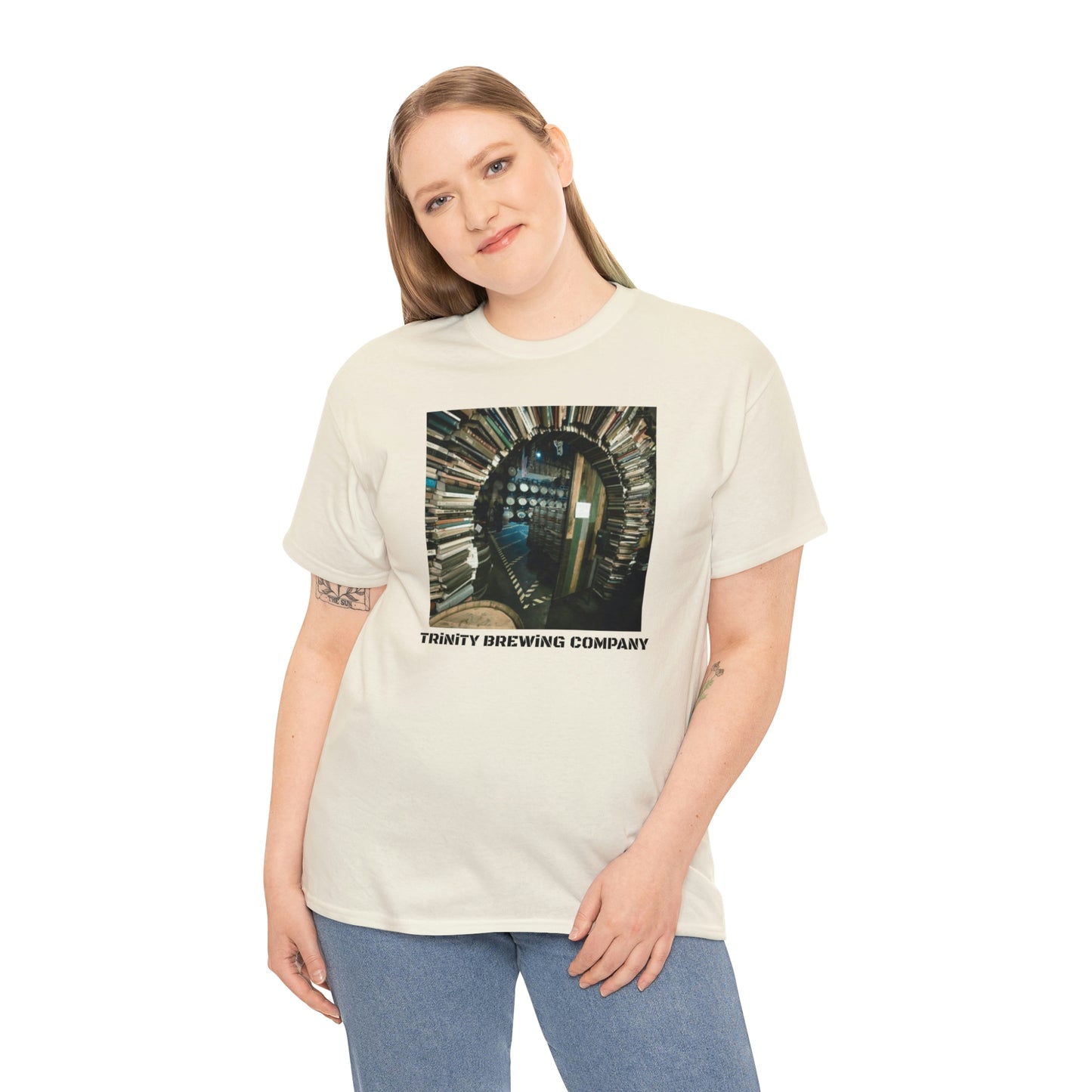 TRiNiTY Book Arch - Unisex Heavy Cotton Tee