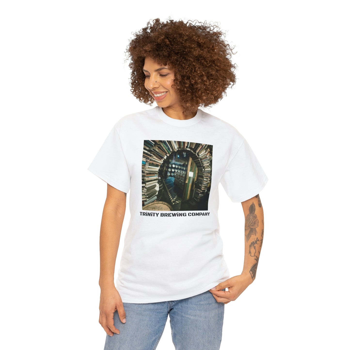 TRiNiTY Book Arch - Unisex Heavy Cotton Tee