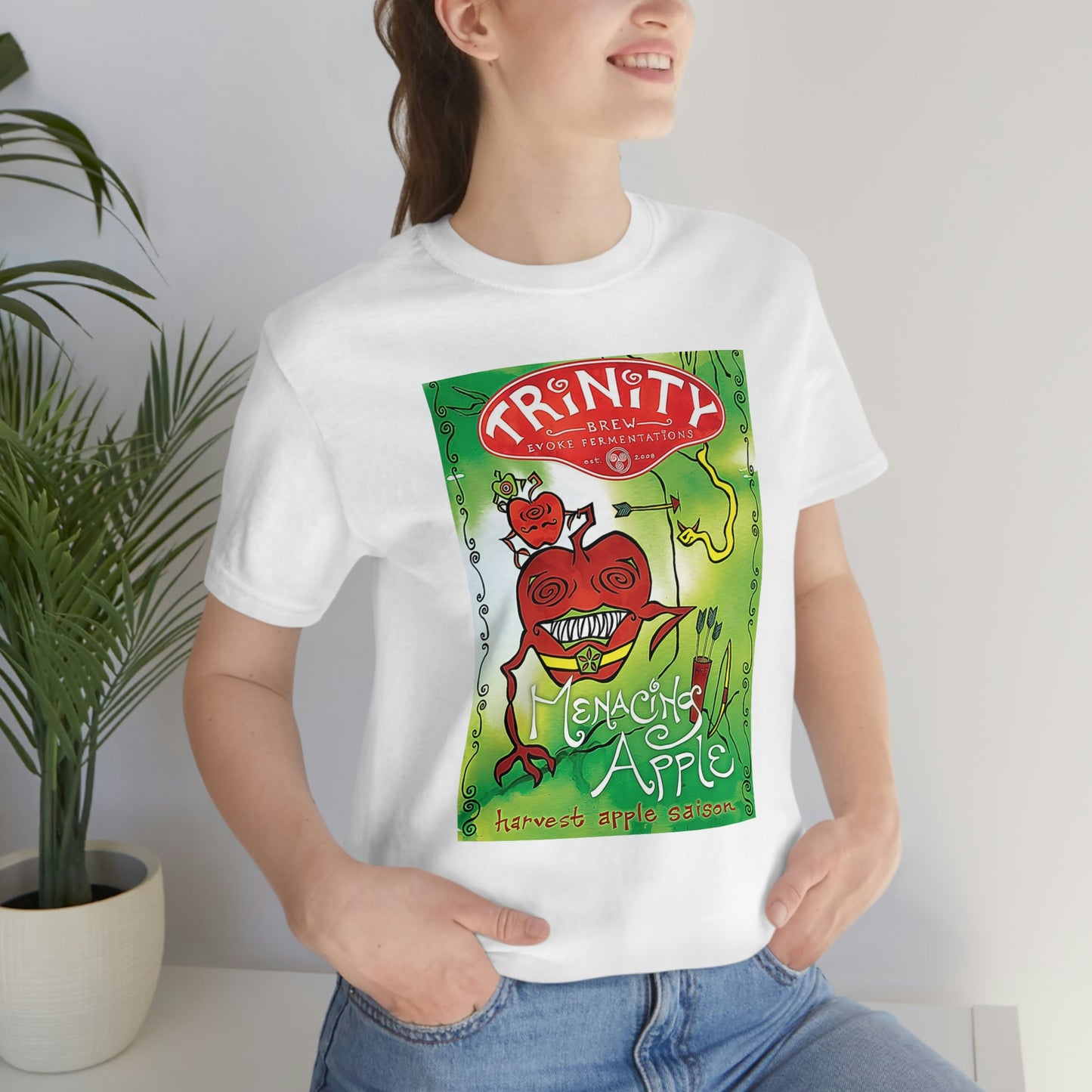 Menacing Apple Short Sleeve Tee