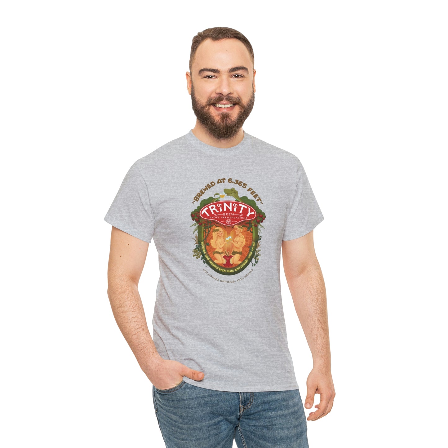 TRiNiTY Adam & Eve Ale (Lighter Colors) - Unisex Heavy Cotton Tee