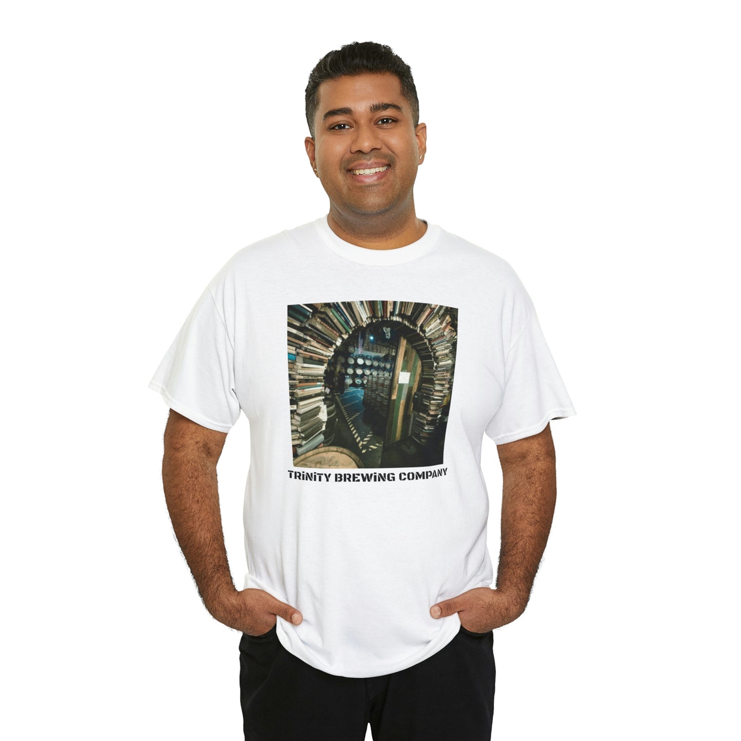 TRiNiTY Book Arch - Unisex Heavy Cotton Tee