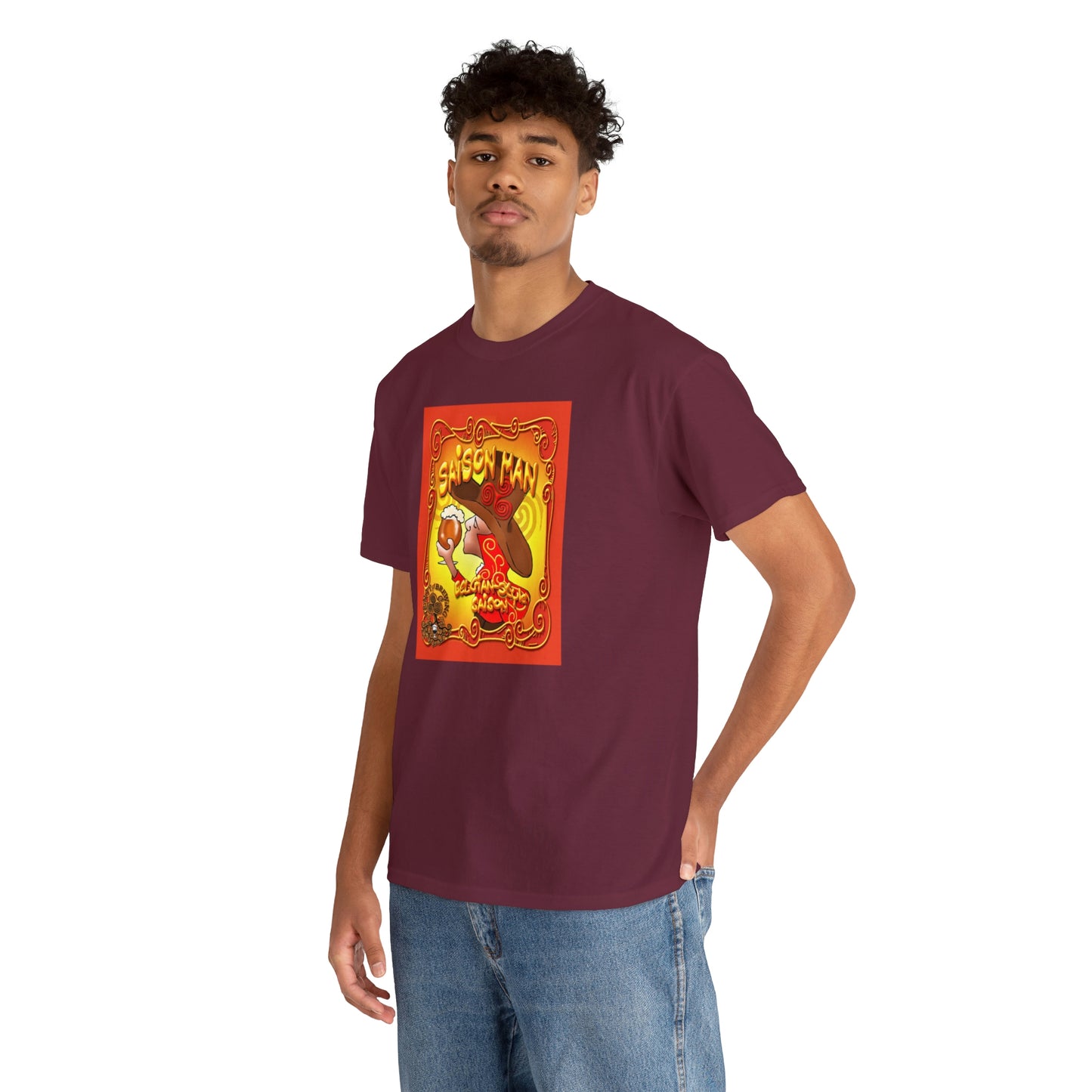 TRiNiTY Saison Man (Darker Colors) - Unisex Heavy Cotton Tee