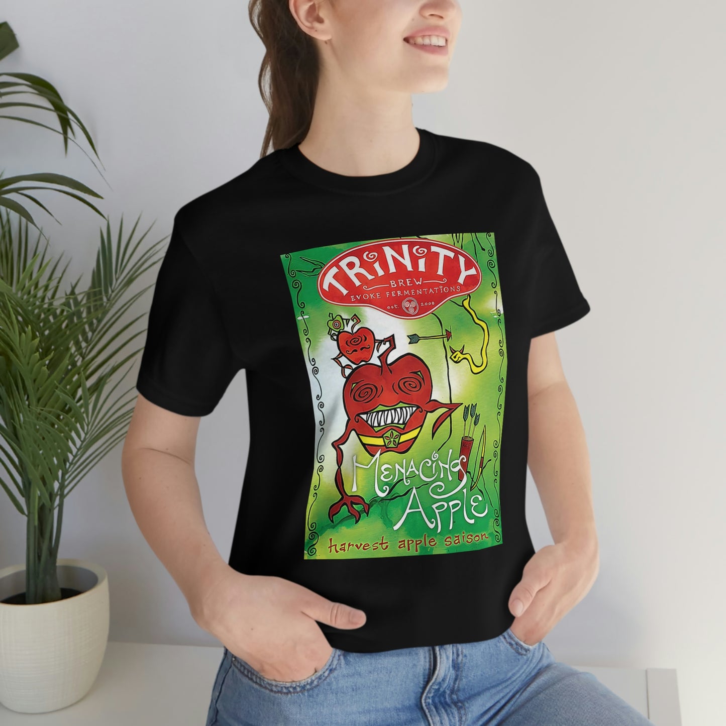 Menacing Apple Short Sleeve Tee