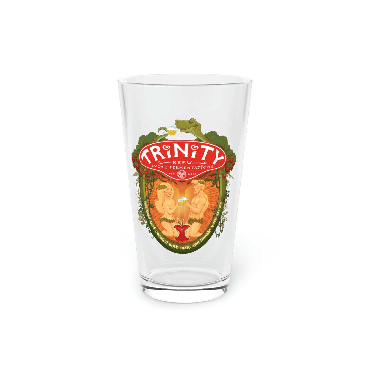 Adam & Eve Ale - Pint Glass, 16oz