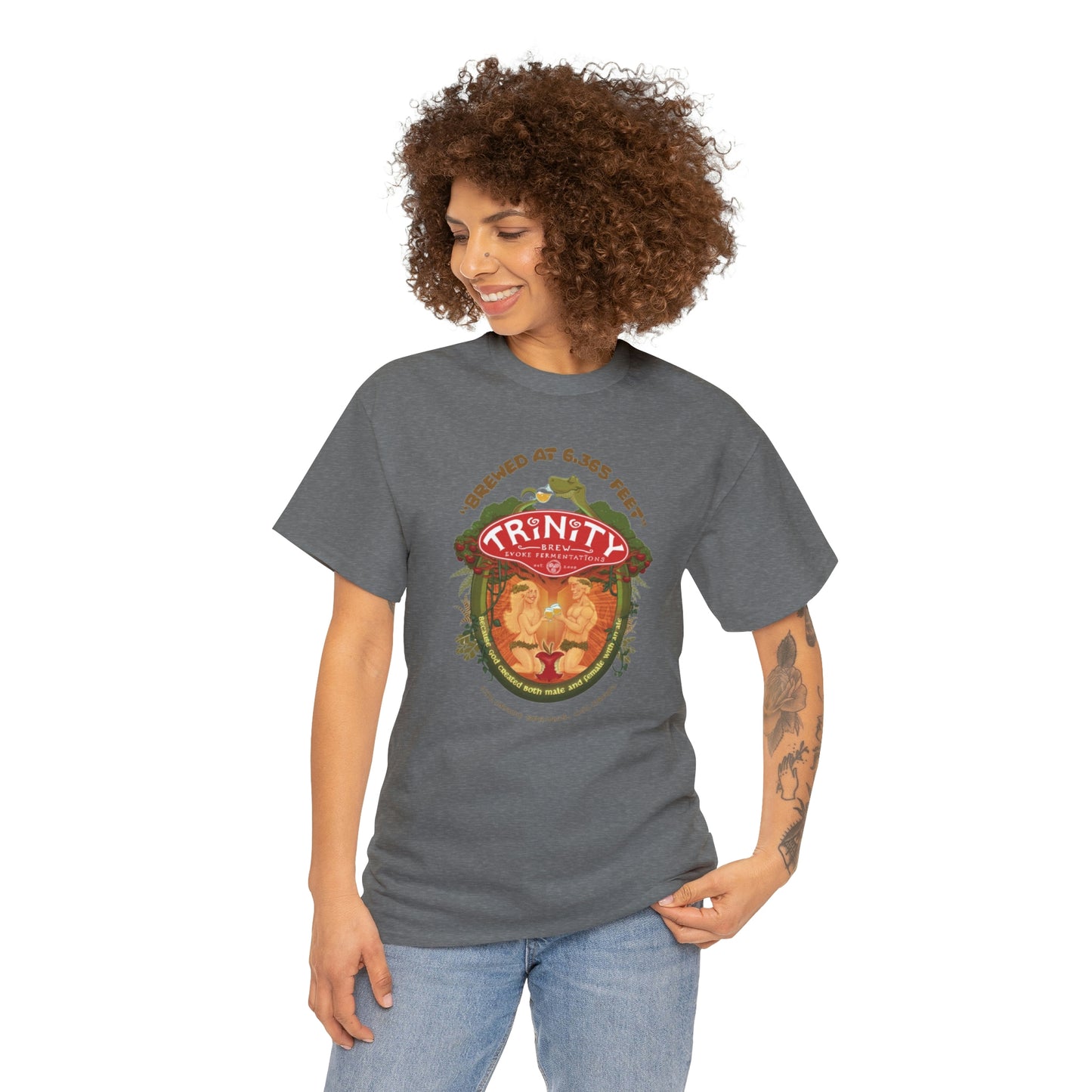 Adam & Eve Ale (Darker Colors) - Unisex Heavy Cotton Tee