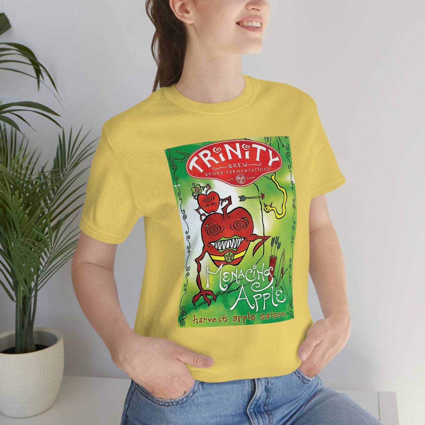 Menacing Apple Short Sleeve Tee