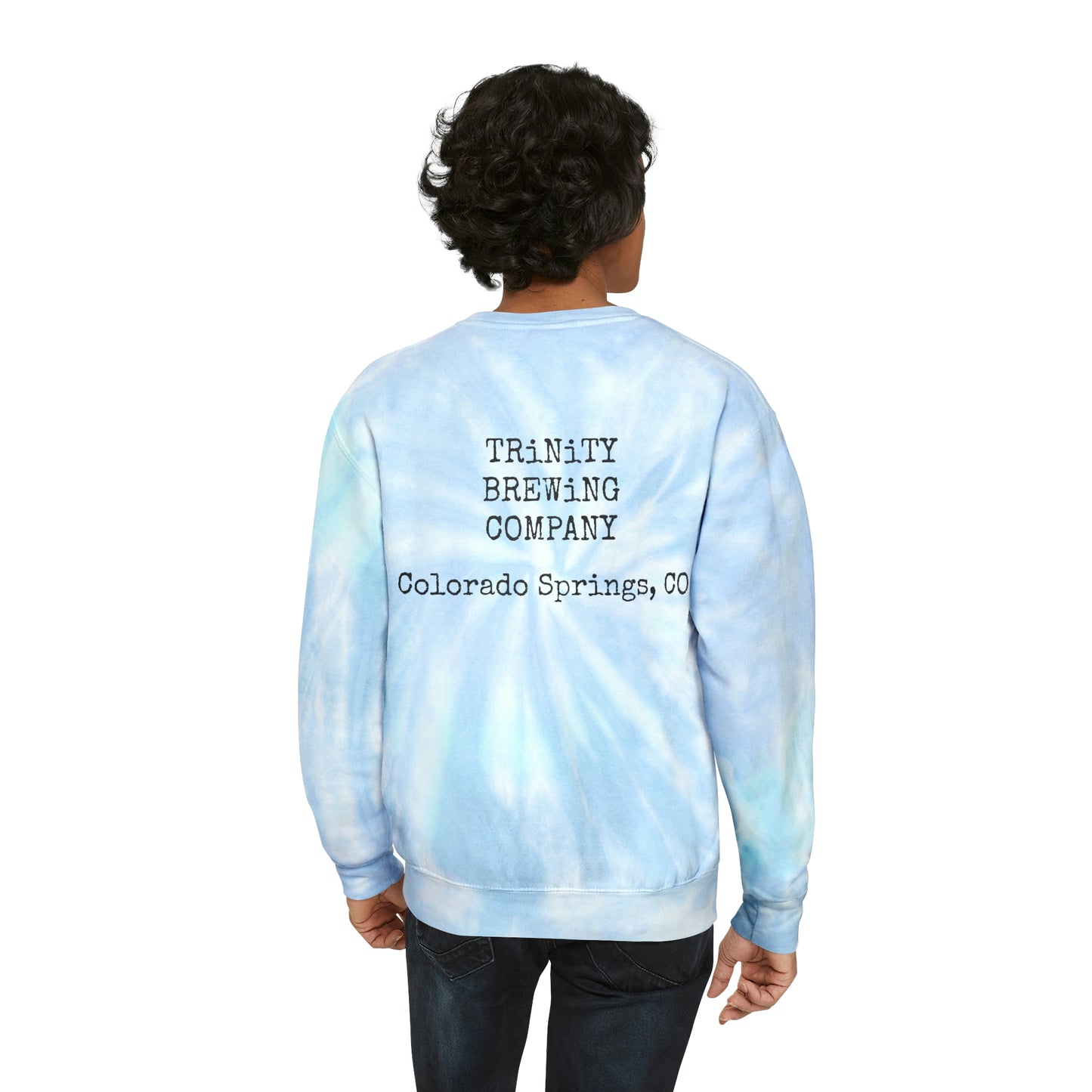 Golden Acid Trip Unisex Tie-Dye Sweatshirt