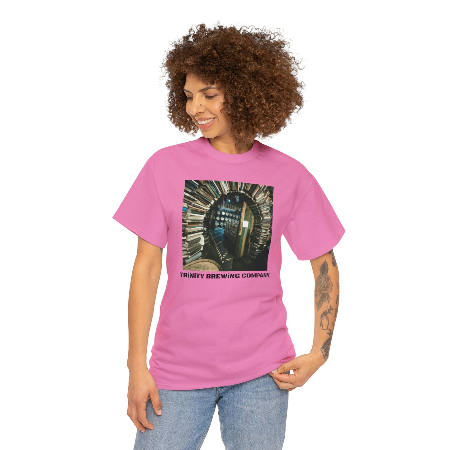 TRiNiTY Book Arch - Unisex Heavy Cotton Tee