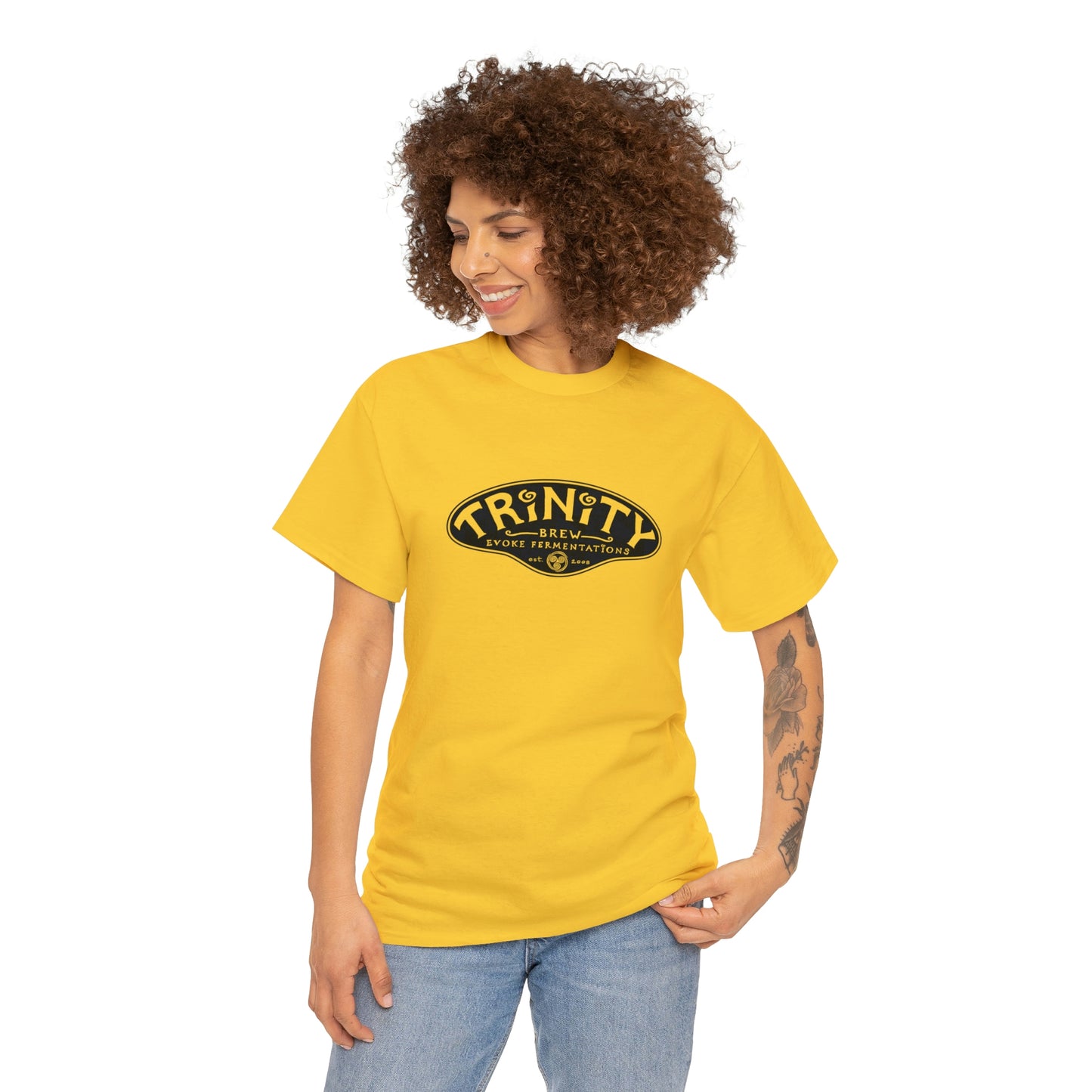 TRiNiTY The Emperor Has No Clothes -  Unisex Heavy Cotton Tee