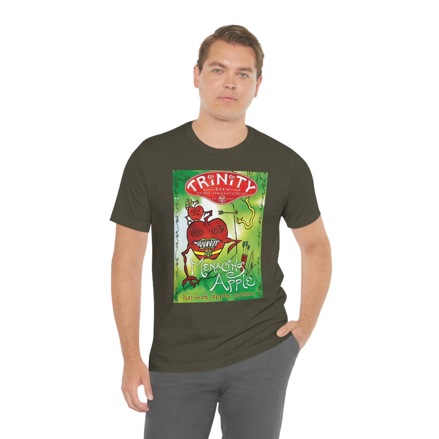 Menacing Apple Short Sleeve Tee