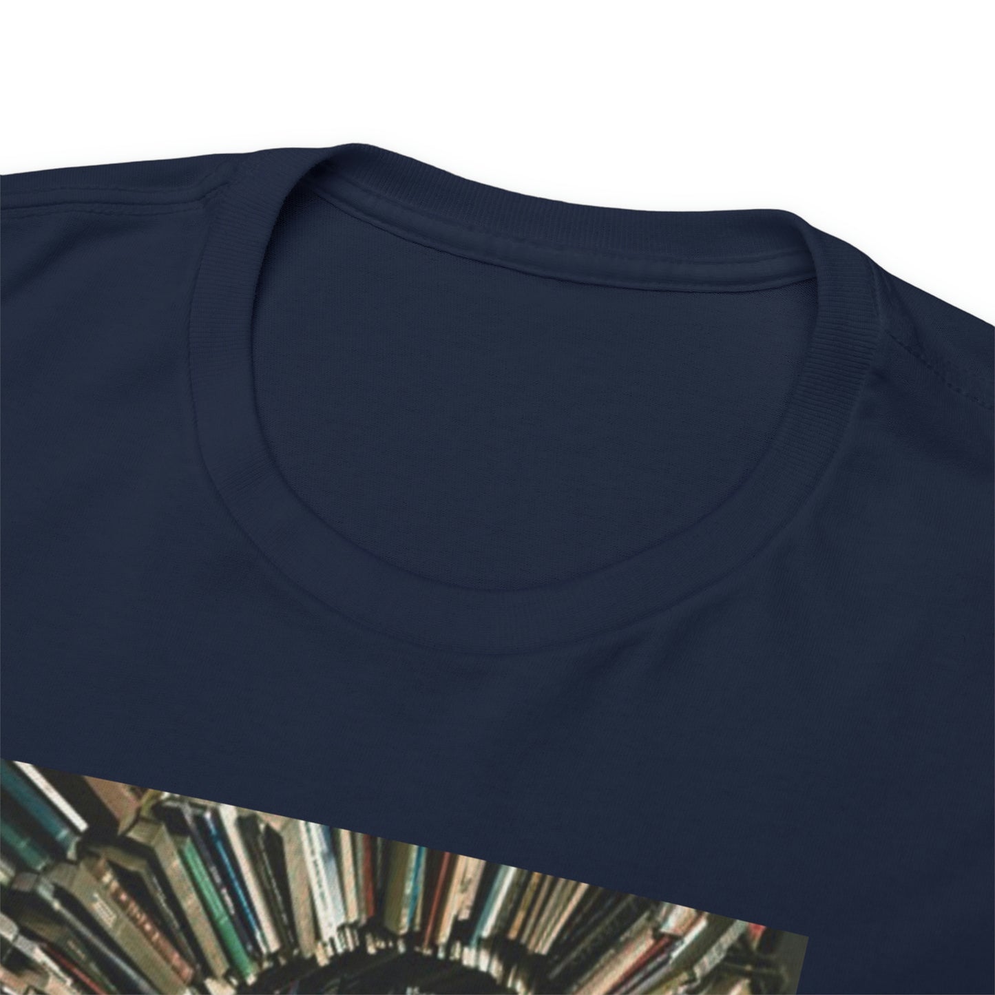 TRiNiTY Book Arch (Red Logo on Back) - Unisex Heavy Cotton Tee