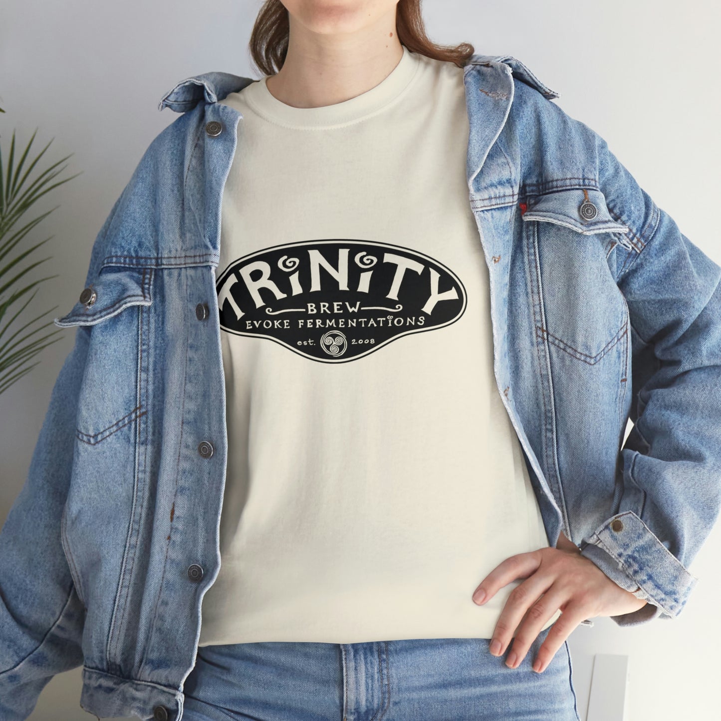 TRiNiTY Classic Logo/ Black - Unisex Heavy Cotton Tee