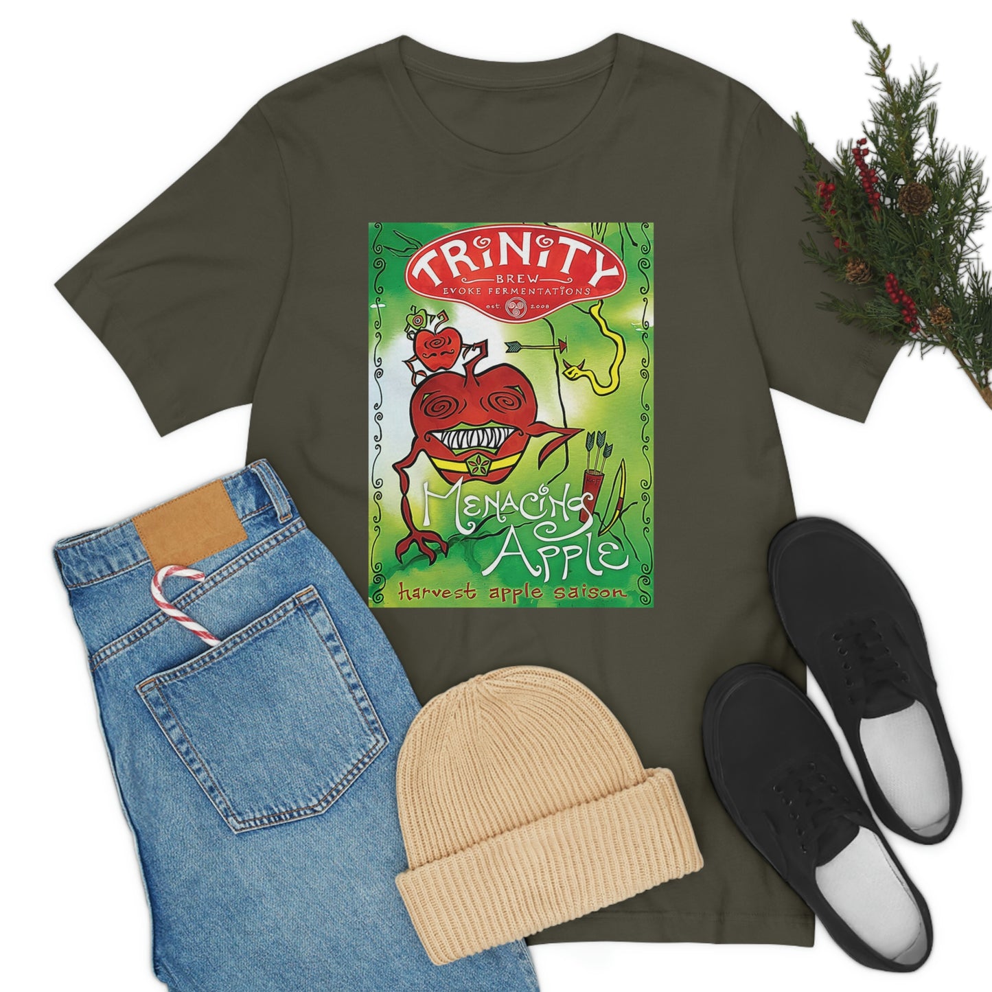 Menacing Apple Short Sleeve Tee