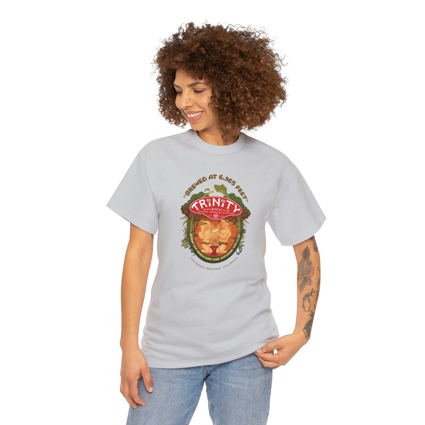 TRiNiTY Adam & Eve Ale (Lighter Colors) - Unisex Heavy Cotton Tee