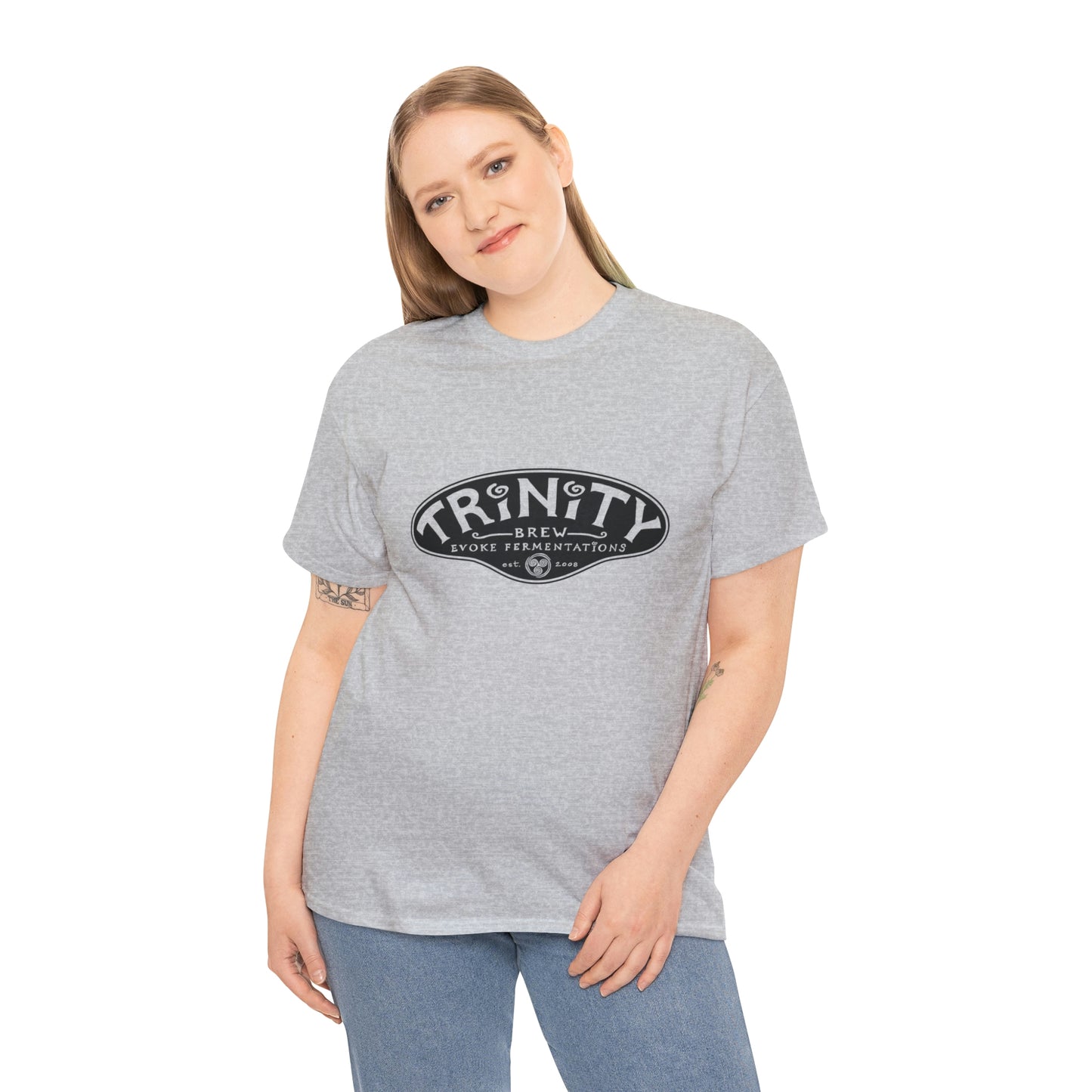 TRiNiTY Classic Logo/ Black - Unisex Heavy Cotton Tee