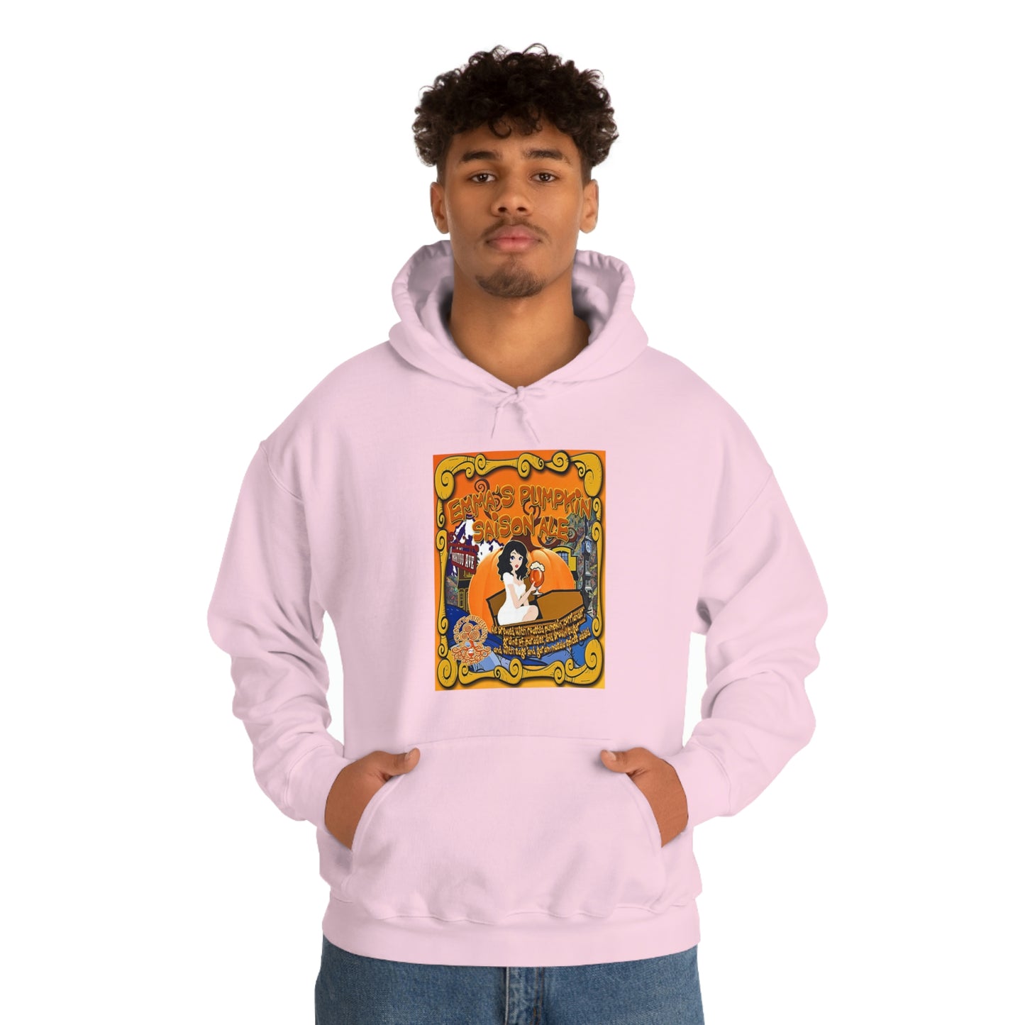 TRiNiTY Emma's Coffin Pumpkin Ale - Unisex Heavy Blend™ Hooded Sweatshirt