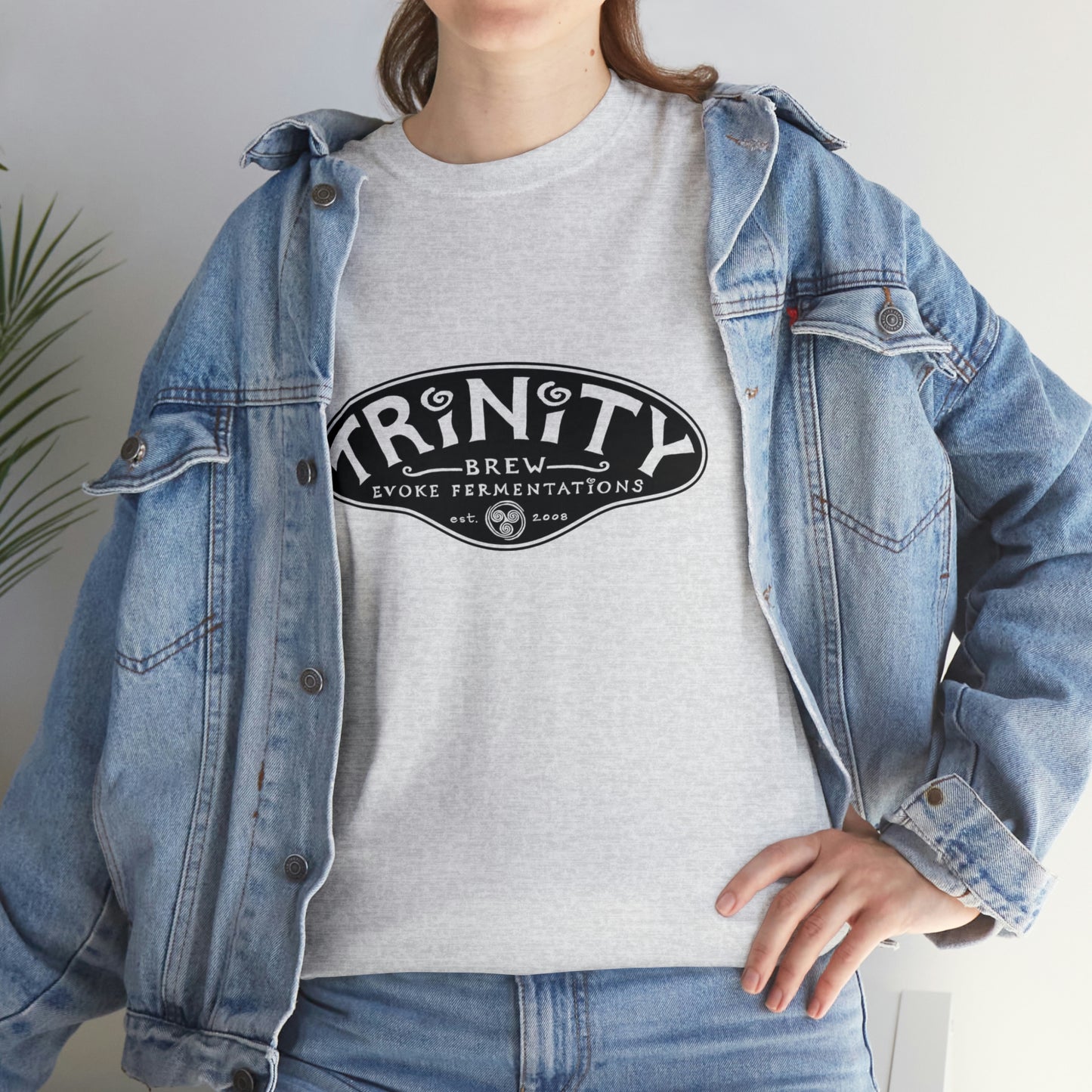 TRiNiTY Classic Logo/ Black - Unisex Heavy Cotton Tee