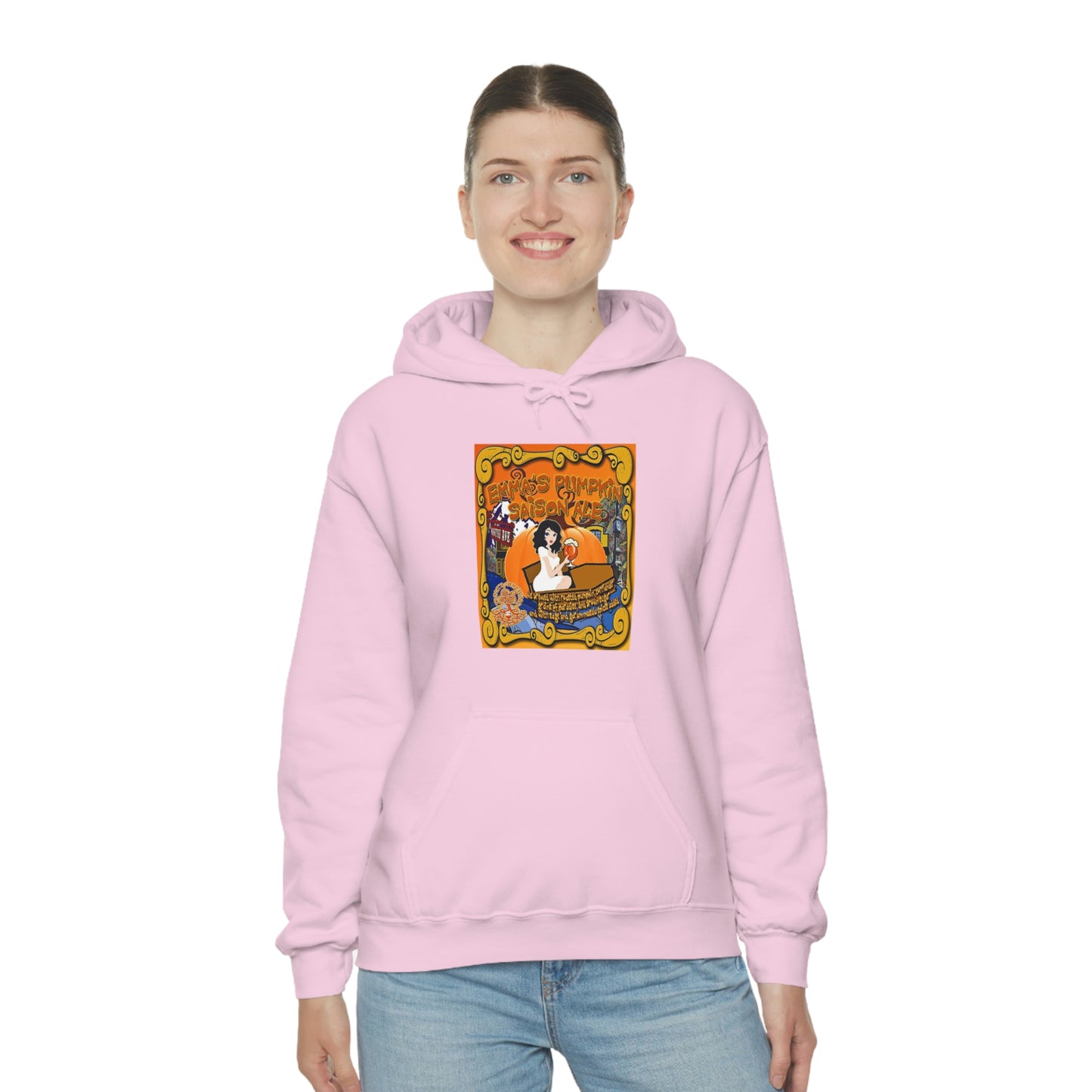 TRiNiTY Emma's Coffin Pumpkin Ale - Unisex Heavy Blend™ Hooded Sweatshirt