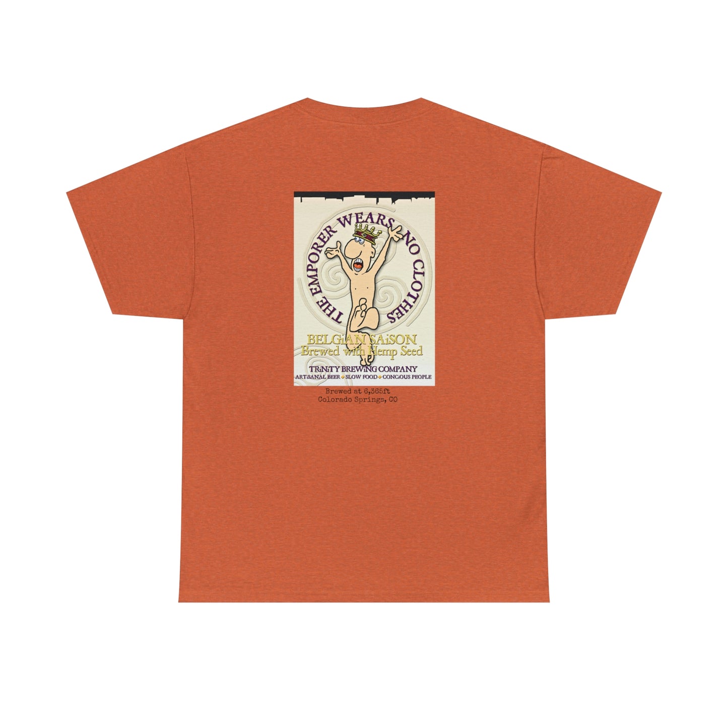 TRiNiTY The Emperor Has No Clothes -  Unisex Heavy Cotton Tee