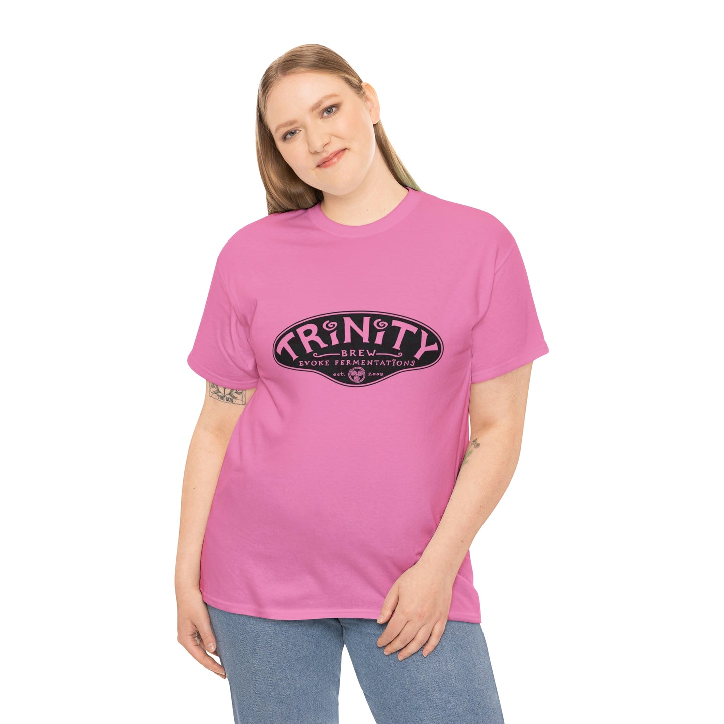 TRiNiTY Classic Logo/ Black - Unisex Heavy Cotton Tee