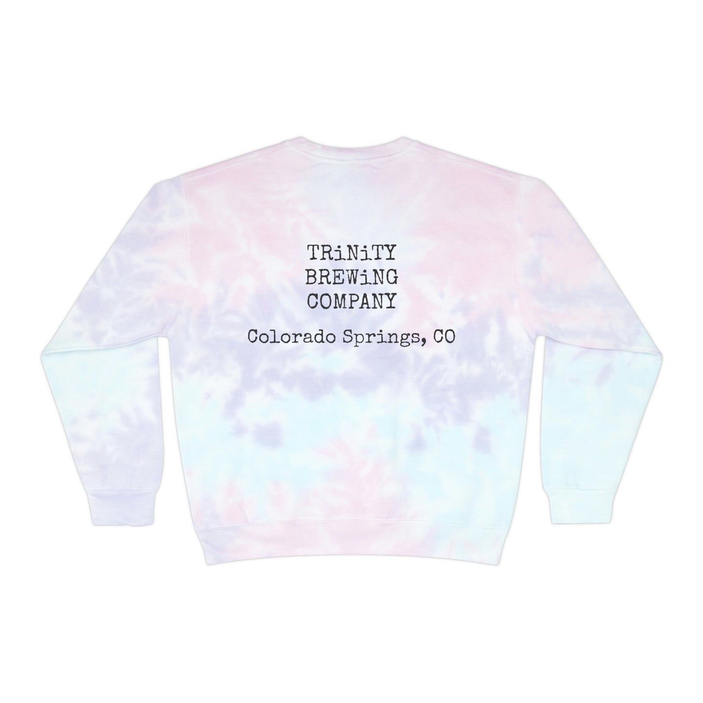 Golden Acid Trip Unisex Tie-Dye Sweatshirt