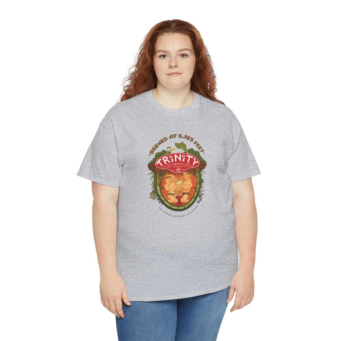 TRiNiTY Adam & Eve Ale (Lighter Colors) - Unisex Heavy Cotton Tee