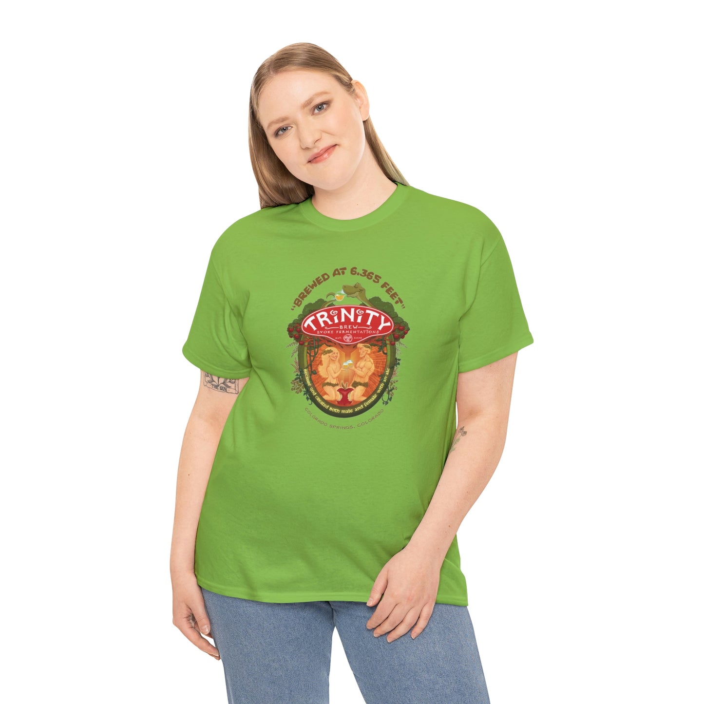 TRiNiTY Adam & Eve Ale (Lighter Colors) - Unisex Heavy Cotton Tee