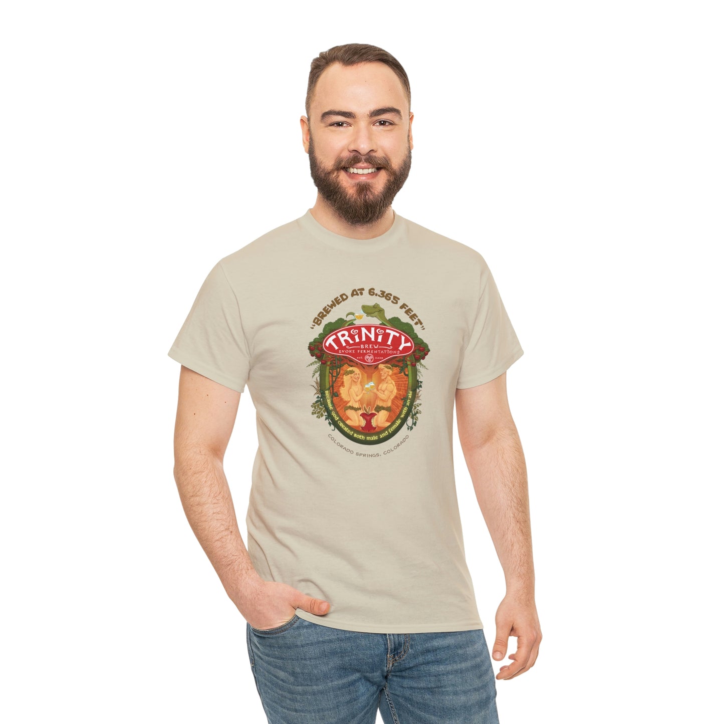 TRiNiTY Adam & Eve Ale (Lighter Colors) - Unisex Heavy Cotton Tee