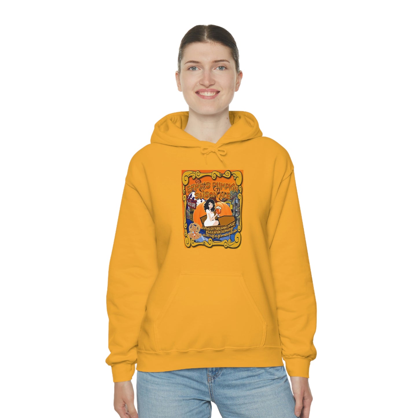 TRiNiTY Emma's Coffin Pumpkin Ale - Unisex Heavy Blend™ Hooded Sweatshirt