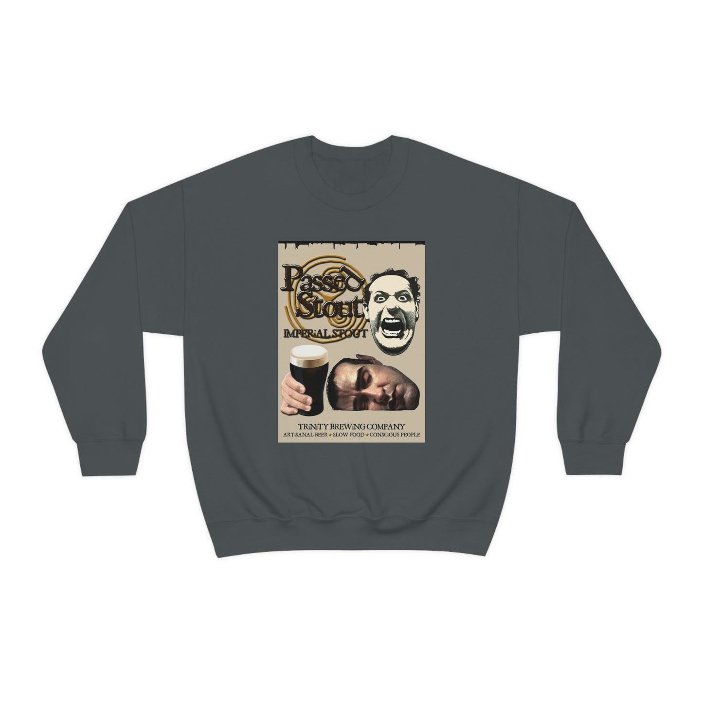 TRiNiTY's Passed Stout Imperial Stout - Unisex Heavy Blend™ Crewneck Sweatshirt