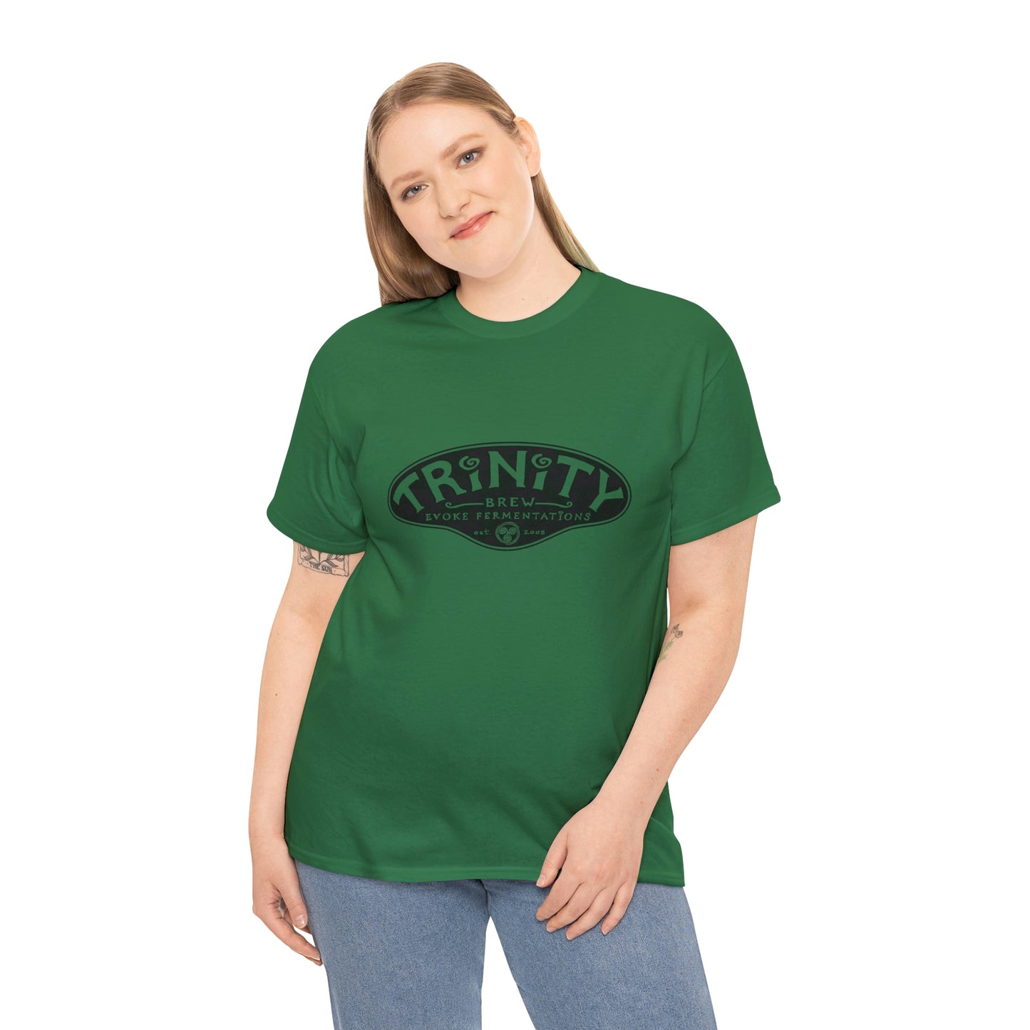 TRiNiTY Classic Logo/ Black - Unisex Heavy Cotton Tee