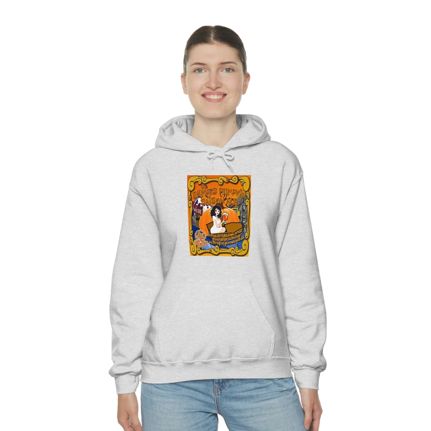 TRiNiTY Emma's Coffin Pumpkin Ale - Unisex Heavy Blend™ Hooded Sweatshirt