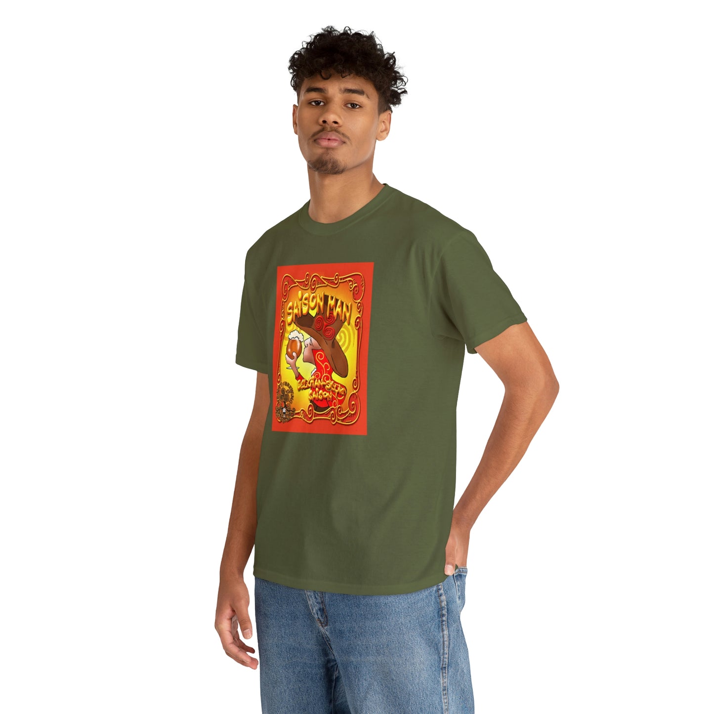 TRiNiTY Saison Man (Darker Colors) - Unisex Heavy Cotton Tee