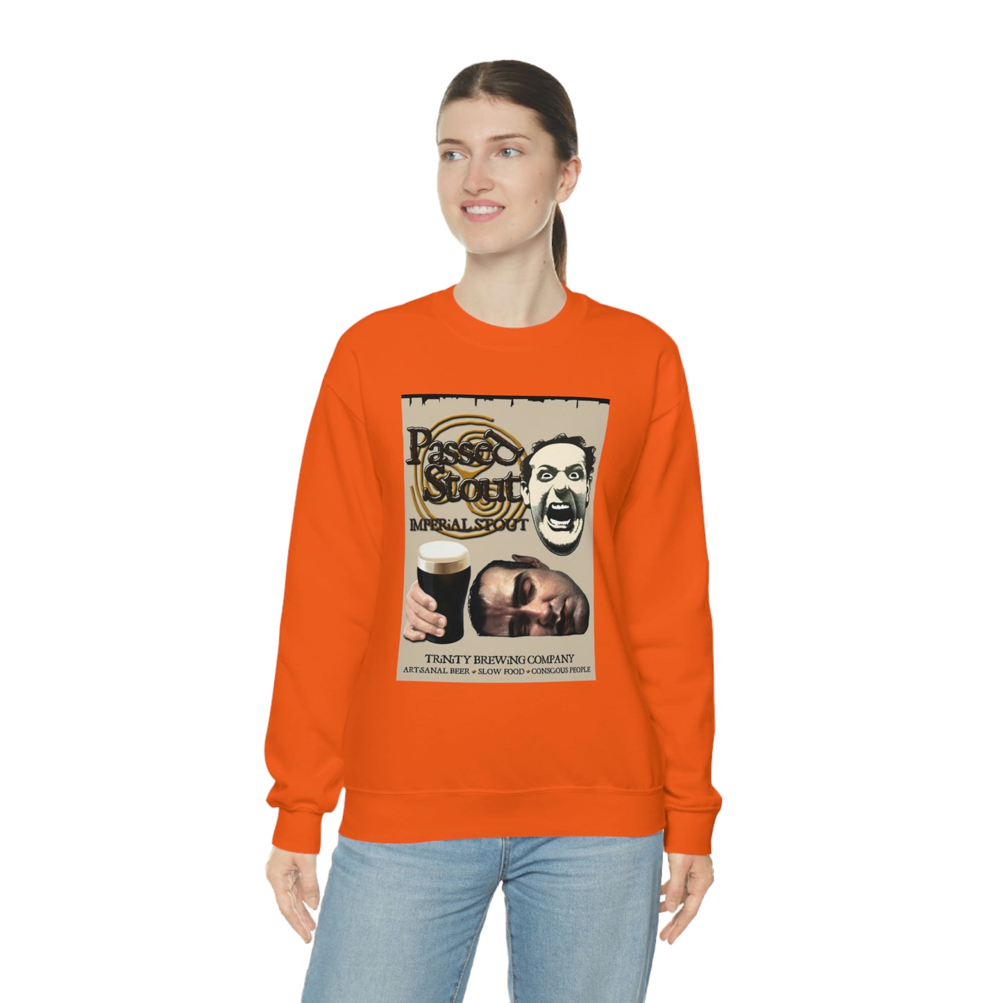 TRiNiTY's Passed Stout Imperial Stout - Unisex Heavy Blend™ Crewneck Sweatshirt