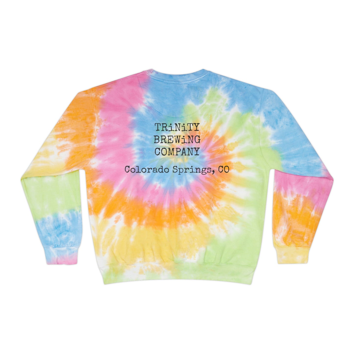 Golden Acid Trip Unisex Tie-Dye Sweatshirt