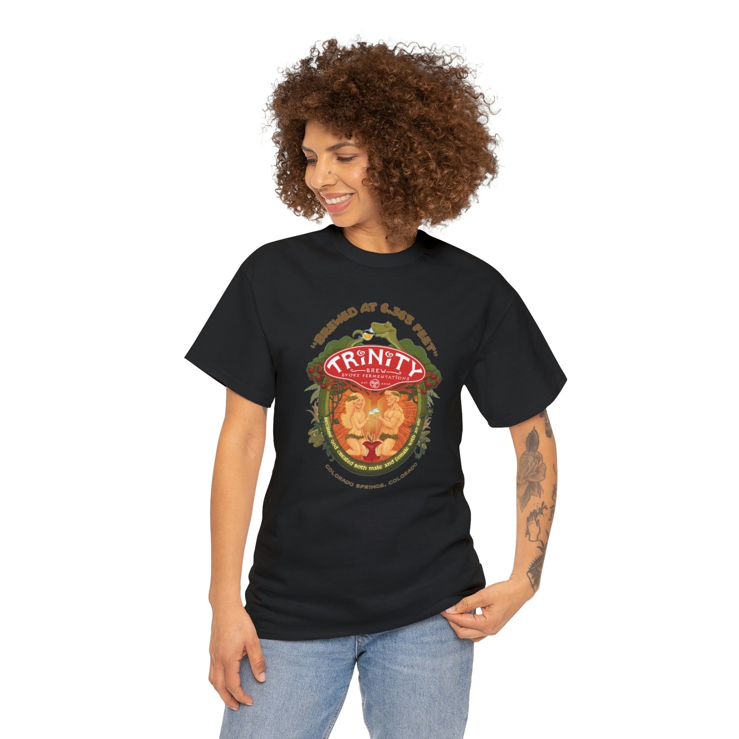 Adam & Eve Ale (Darker Colors) - Unisex Heavy Cotton Tee