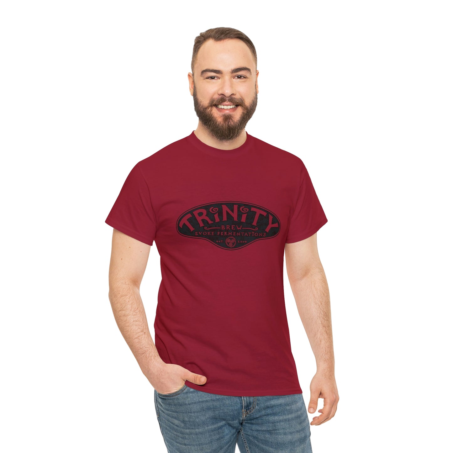 TRiNiTY Classic Logo/ Black - Unisex Heavy Cotton Tee