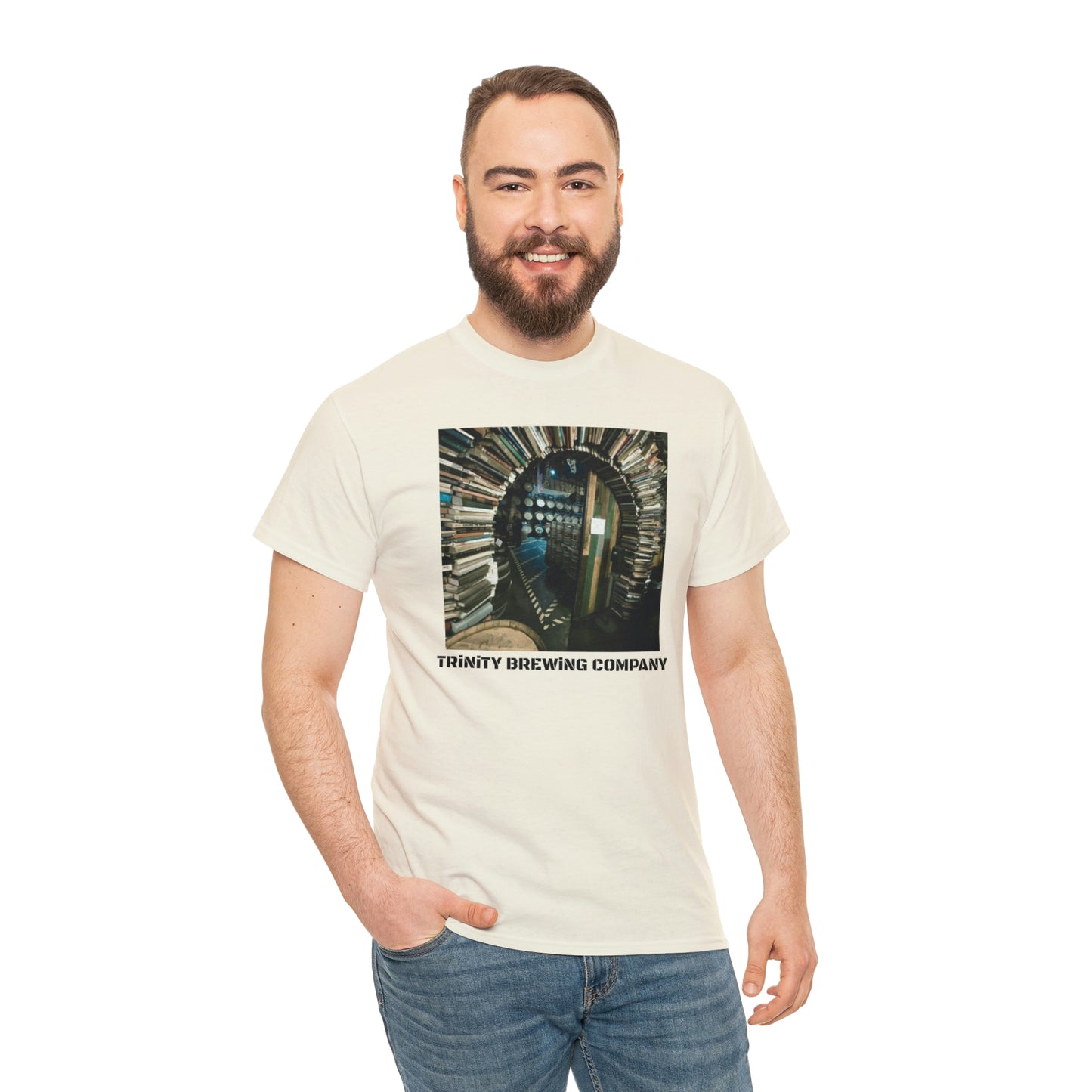 TRiNiTY Book Arch - Unisex Heavy Cotton Tee