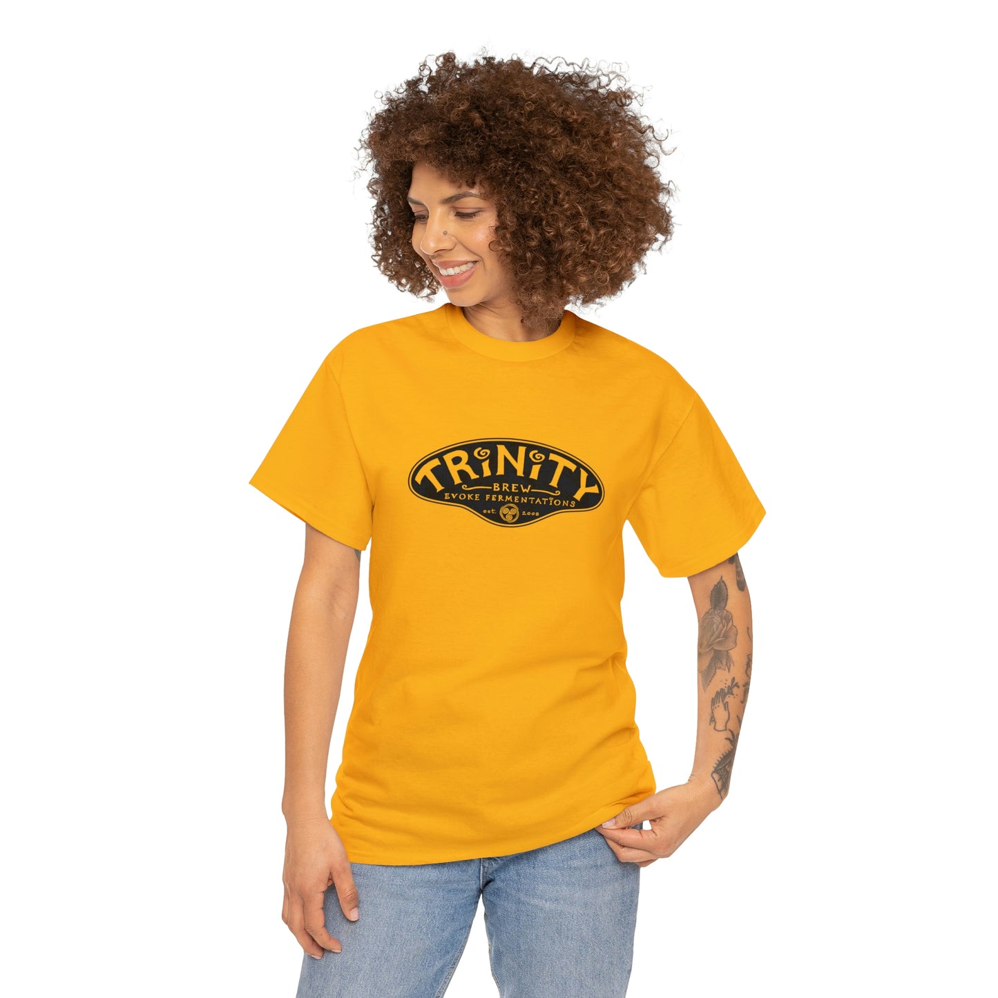 TRiNiTY The Emperor Has No Clothes -  Unisex Heavy Cotton Tee