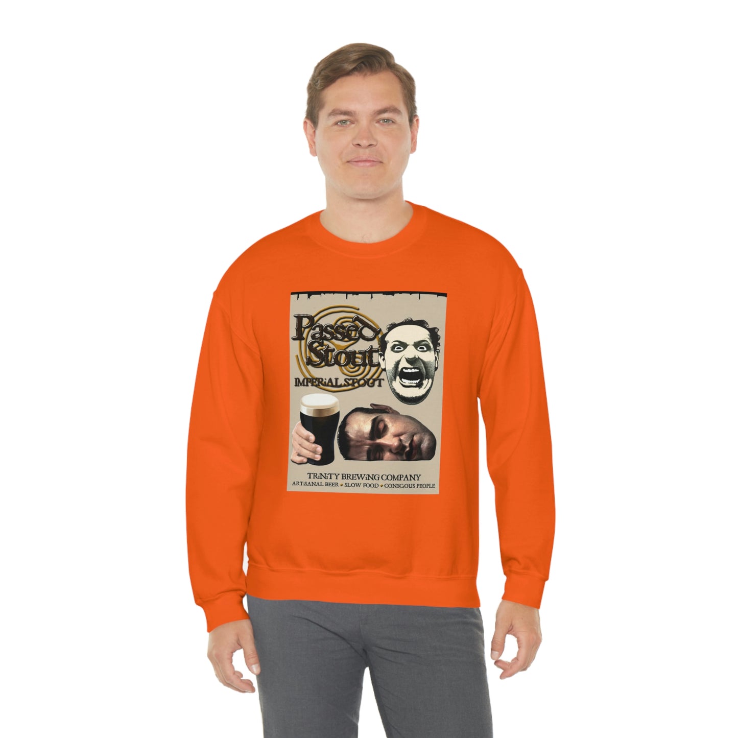 TRiNiTY's Passed Stout Imperial Stout - Unisex Heavy Blend™ Crewneck Sweatshirt