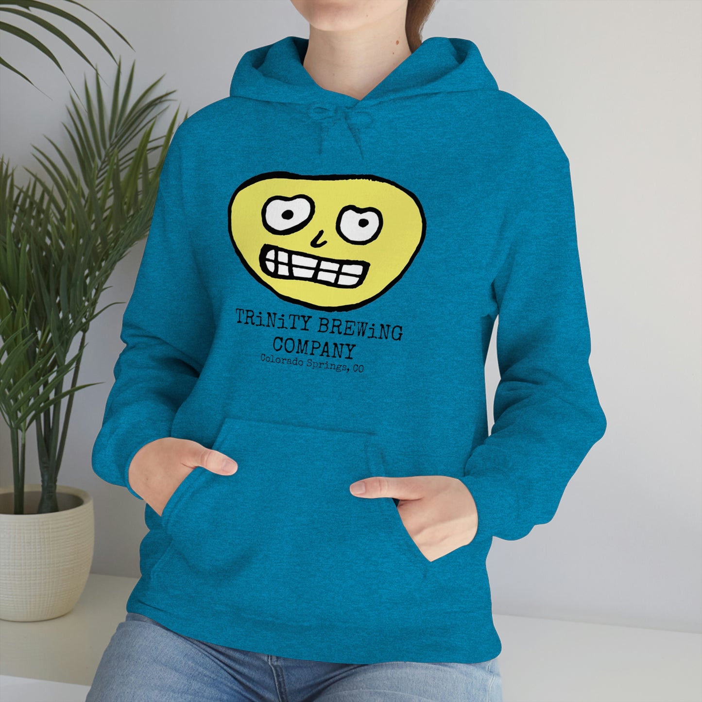 TRiNiTY Brewing Beerface Logo - Unisex Heavy Blend™ Hooded Sweatshirt