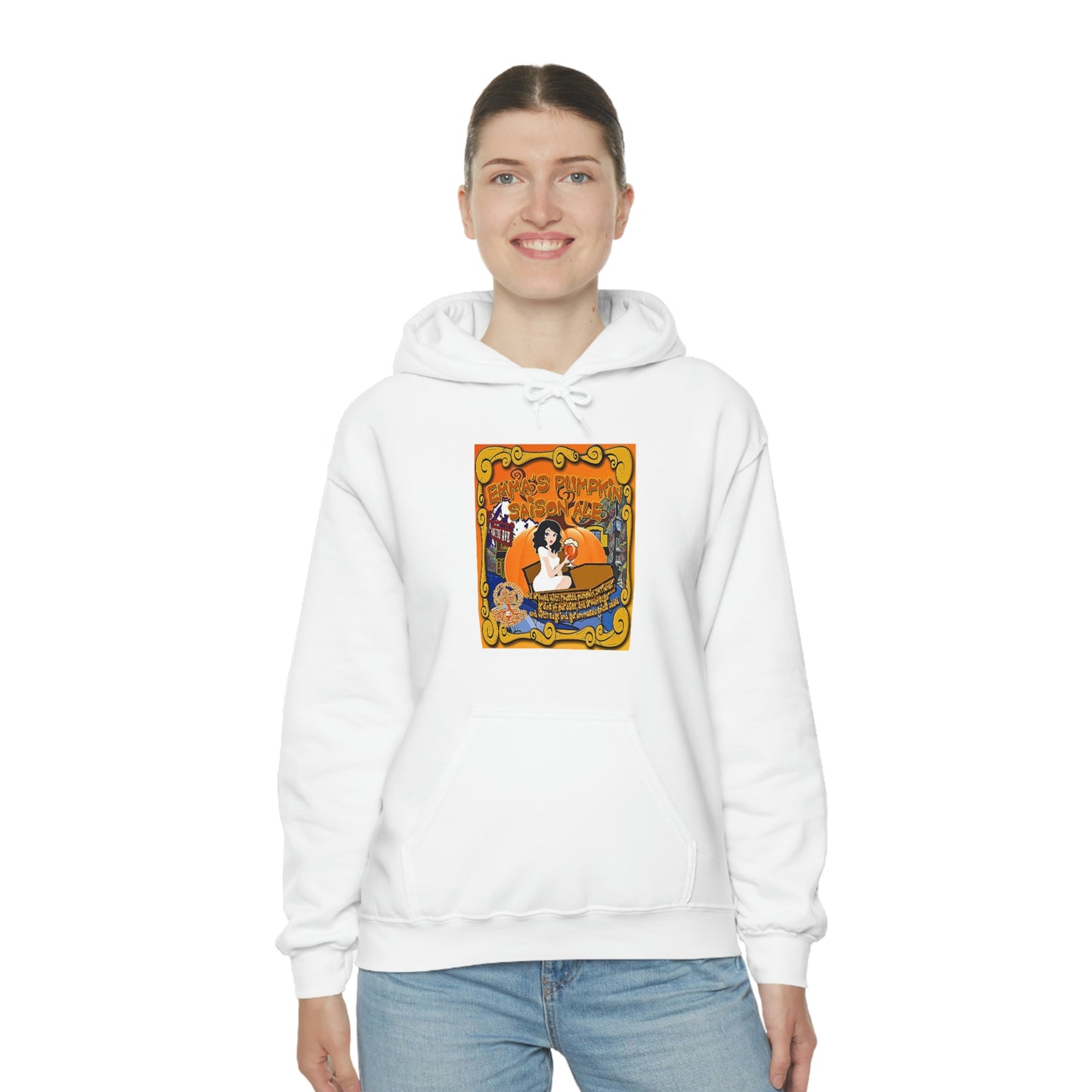 TRiNiTY Emma's Coffin Pumpkin Ale - Unisex Heavy Blend™ Hooded Sweatshirt