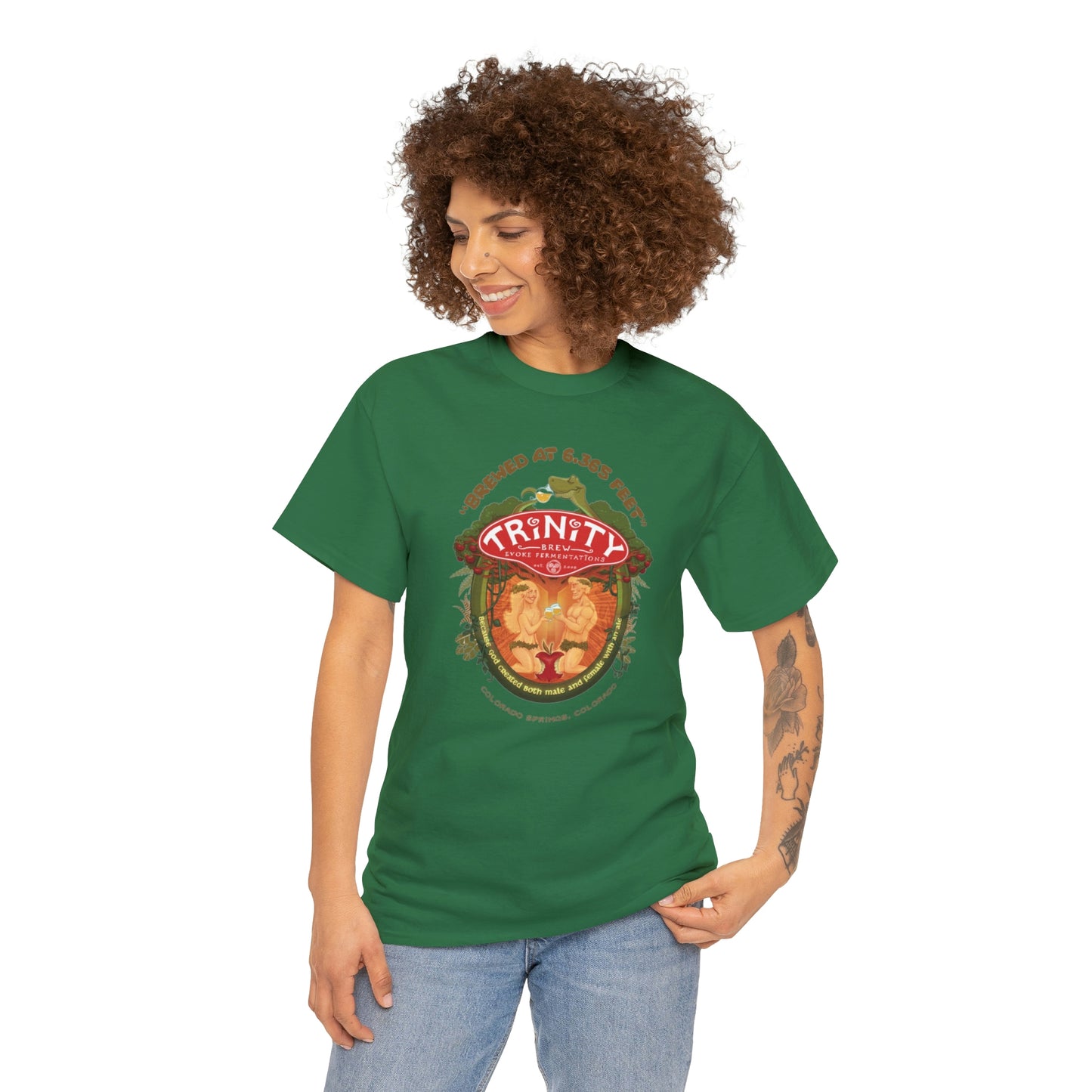 Adam & Eve Ale (Darker Colors) - Unisex Heavy Cotton Tee