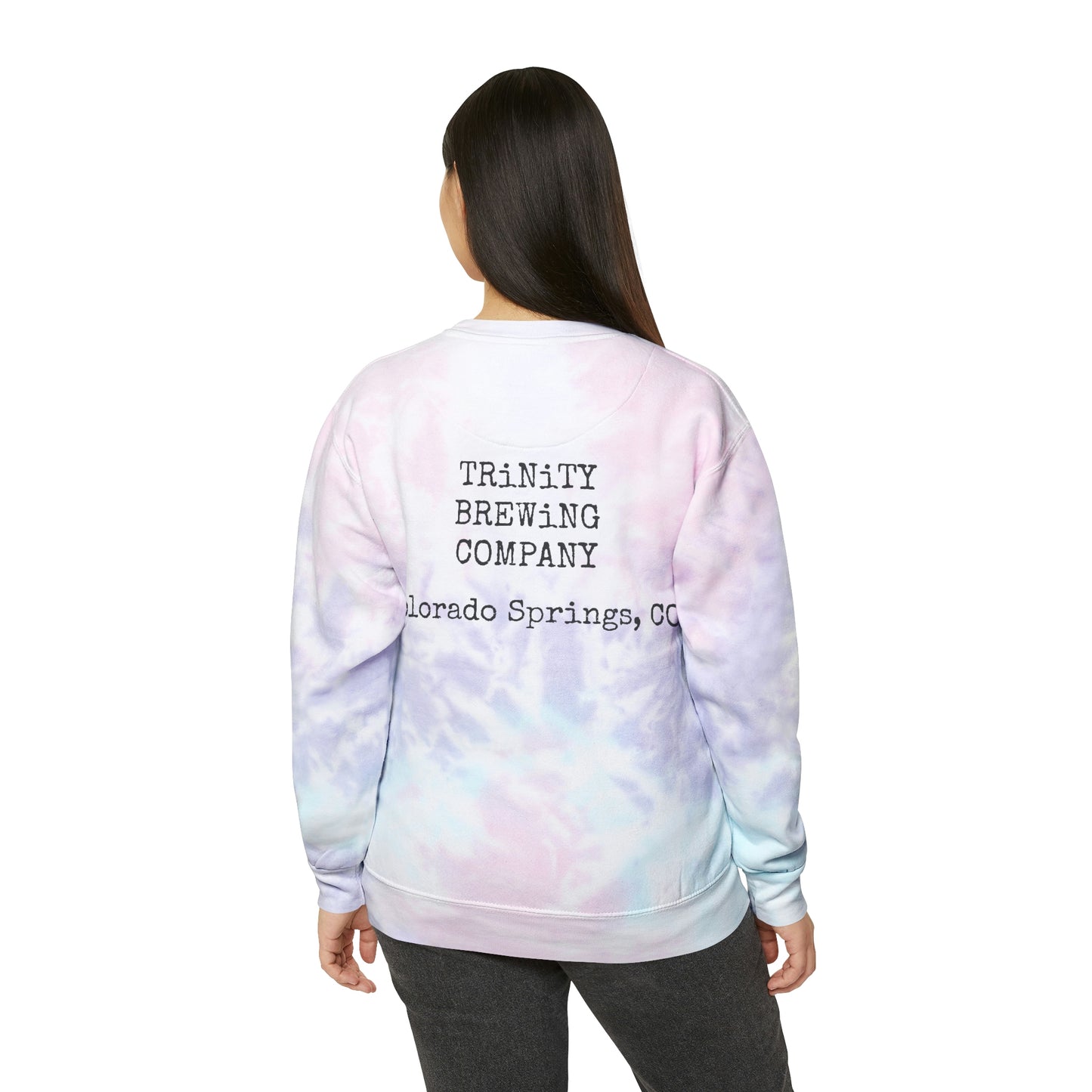 Golden Acid Trip Unisex Tie-Dye Sweatshirt