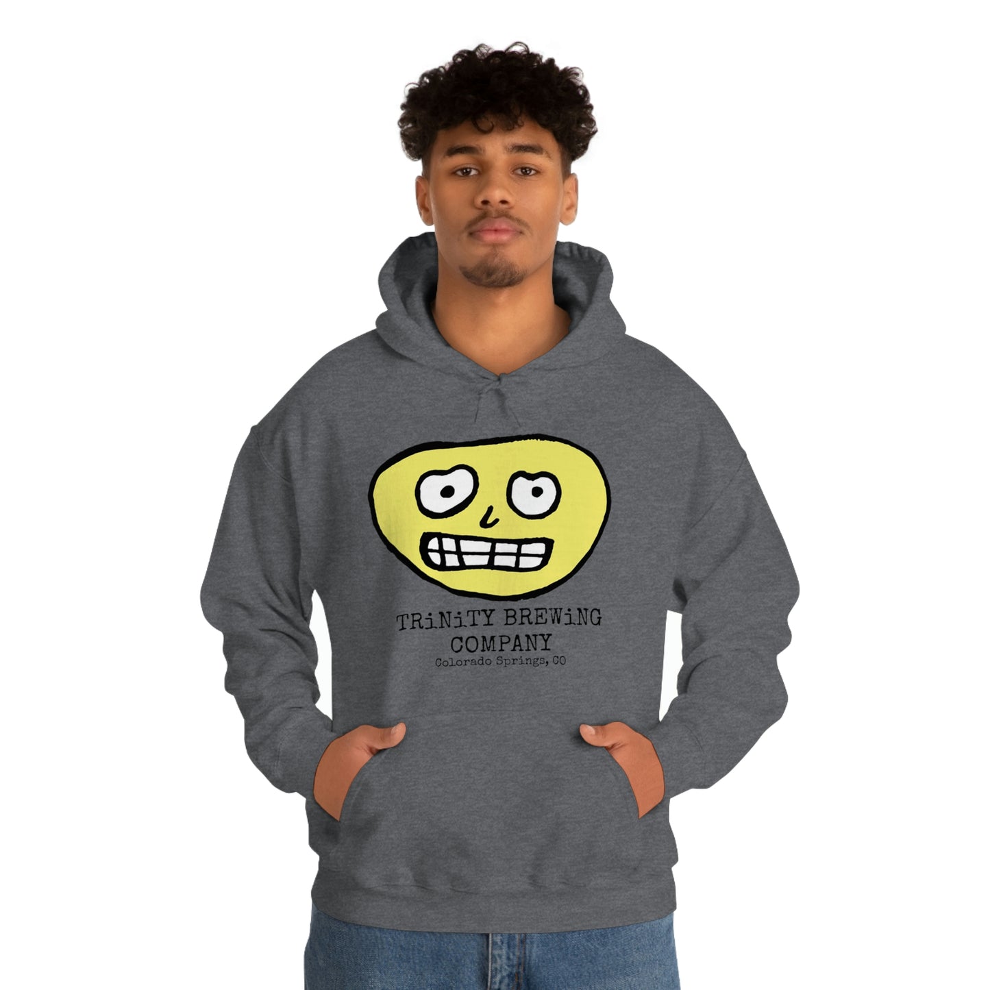 TRiNiTY Brewing Beerface Logo - Unisex Heavy Blend™ Hooded Sweatshirt