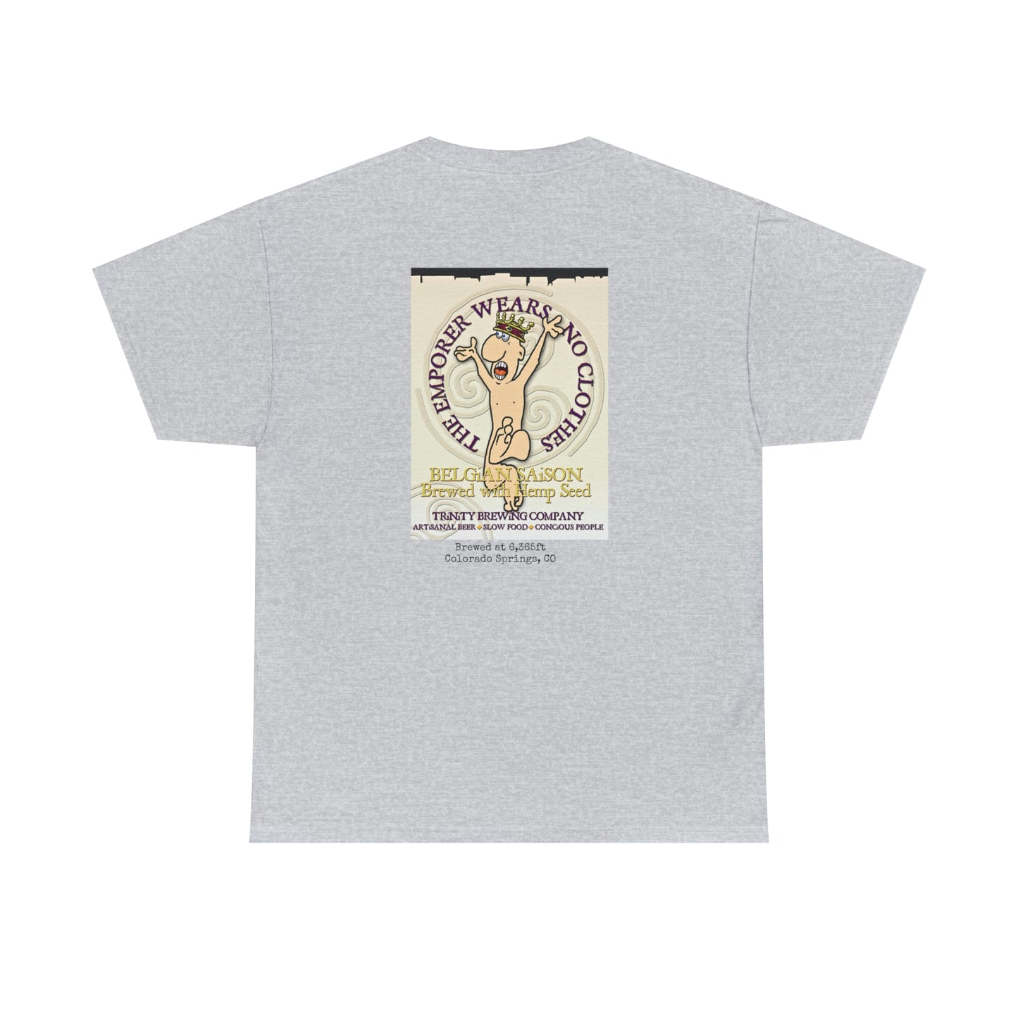 TRiNiTY The Emperor Has No Clothes -  Unisex Heavy Cotton Tee