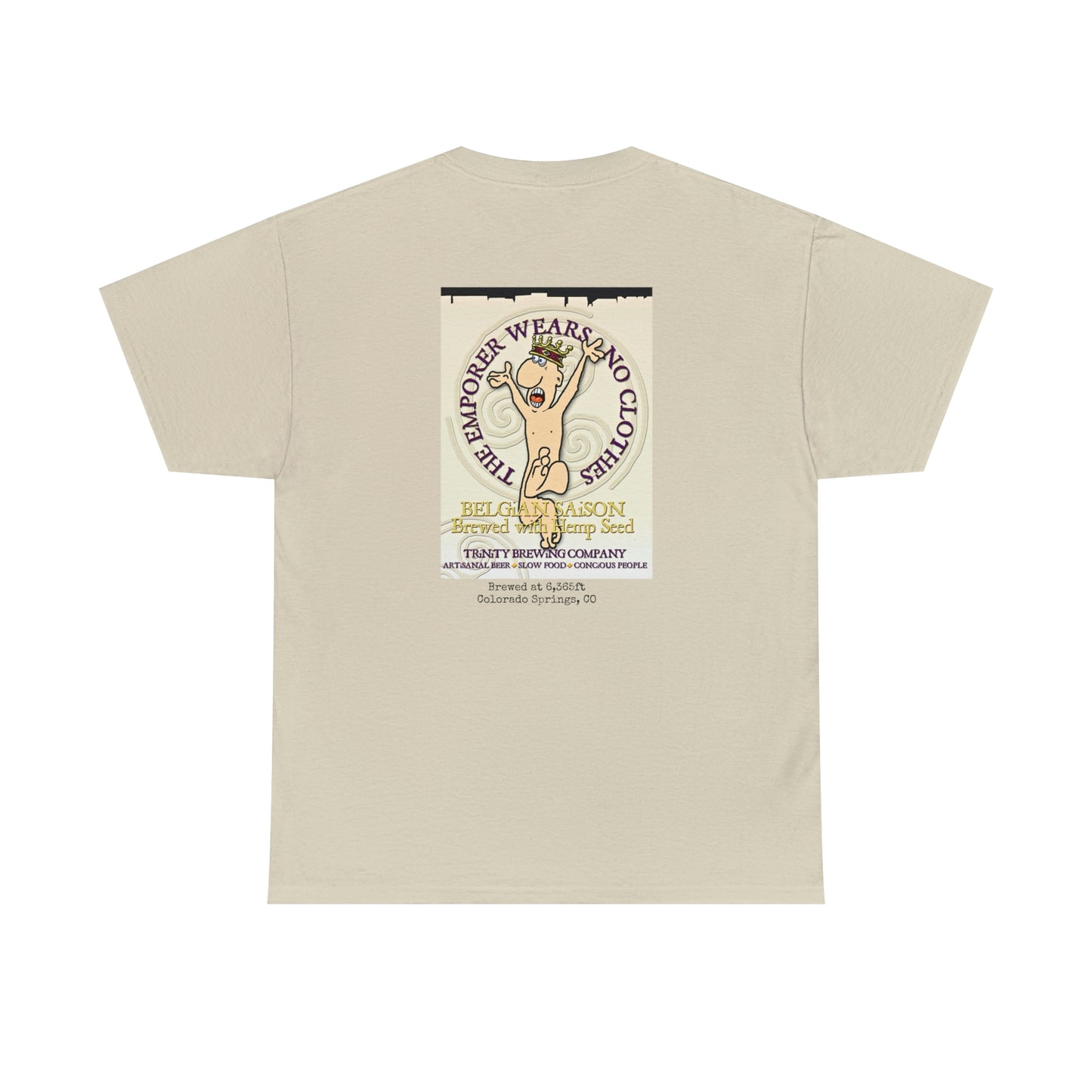 TRiNiTY The Emperor Has No Clothes -  Unisex Heavy Cotton Tee