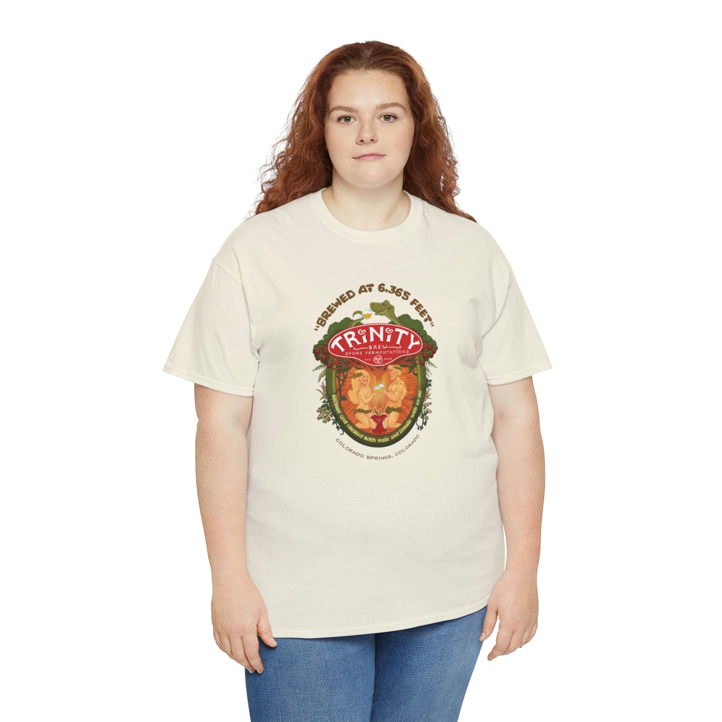 TRiNiTY Adam & Eve Ale (Lighter Colors) - Unisex Heavy Cotton Tee